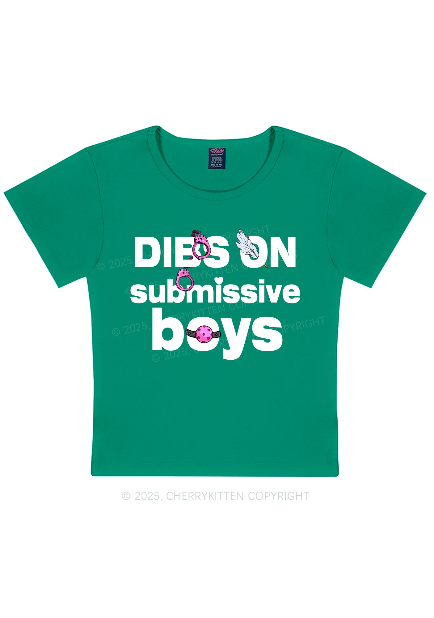 Dibs On S Boys Y2K Baby Tee Cherrykitten