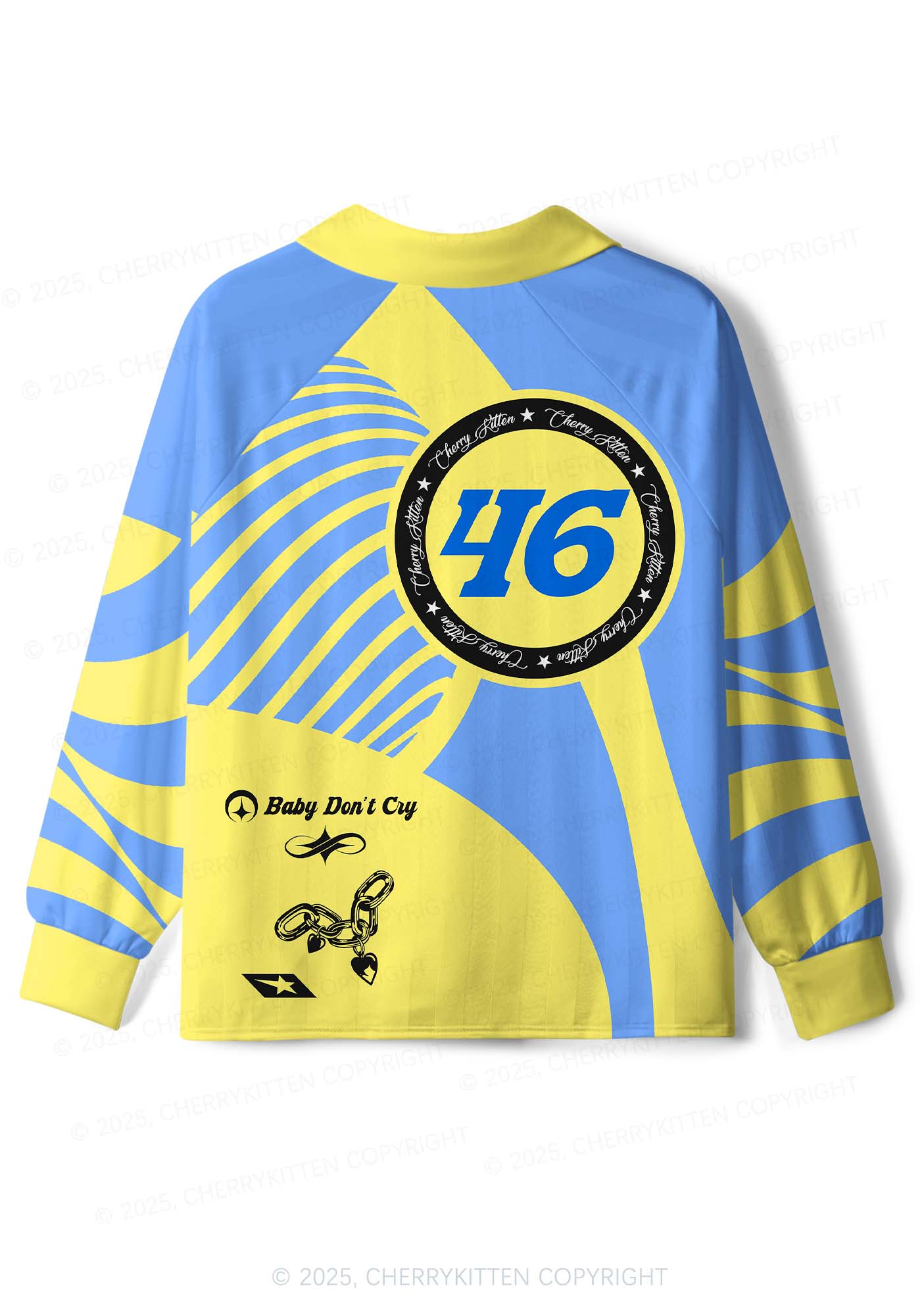 Custom Baddies Get Saddies Y2K Sport Long Sleeve Jersey Shirts Cherrykitten
