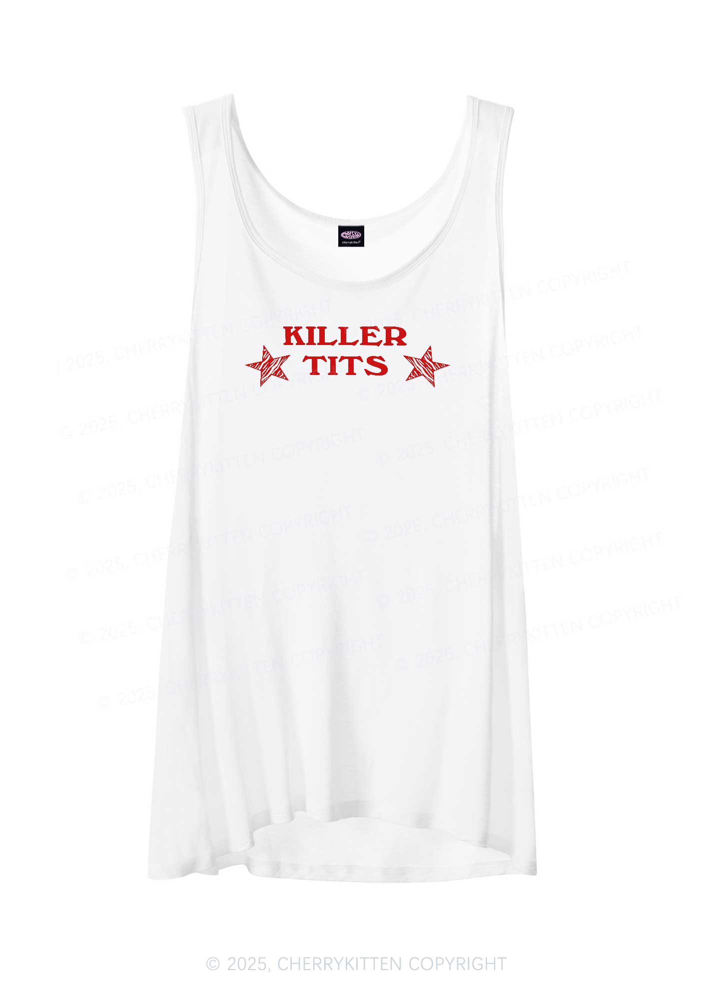 Killer Txts Y2K Sheer Boyfriend Tank Cherrykitten