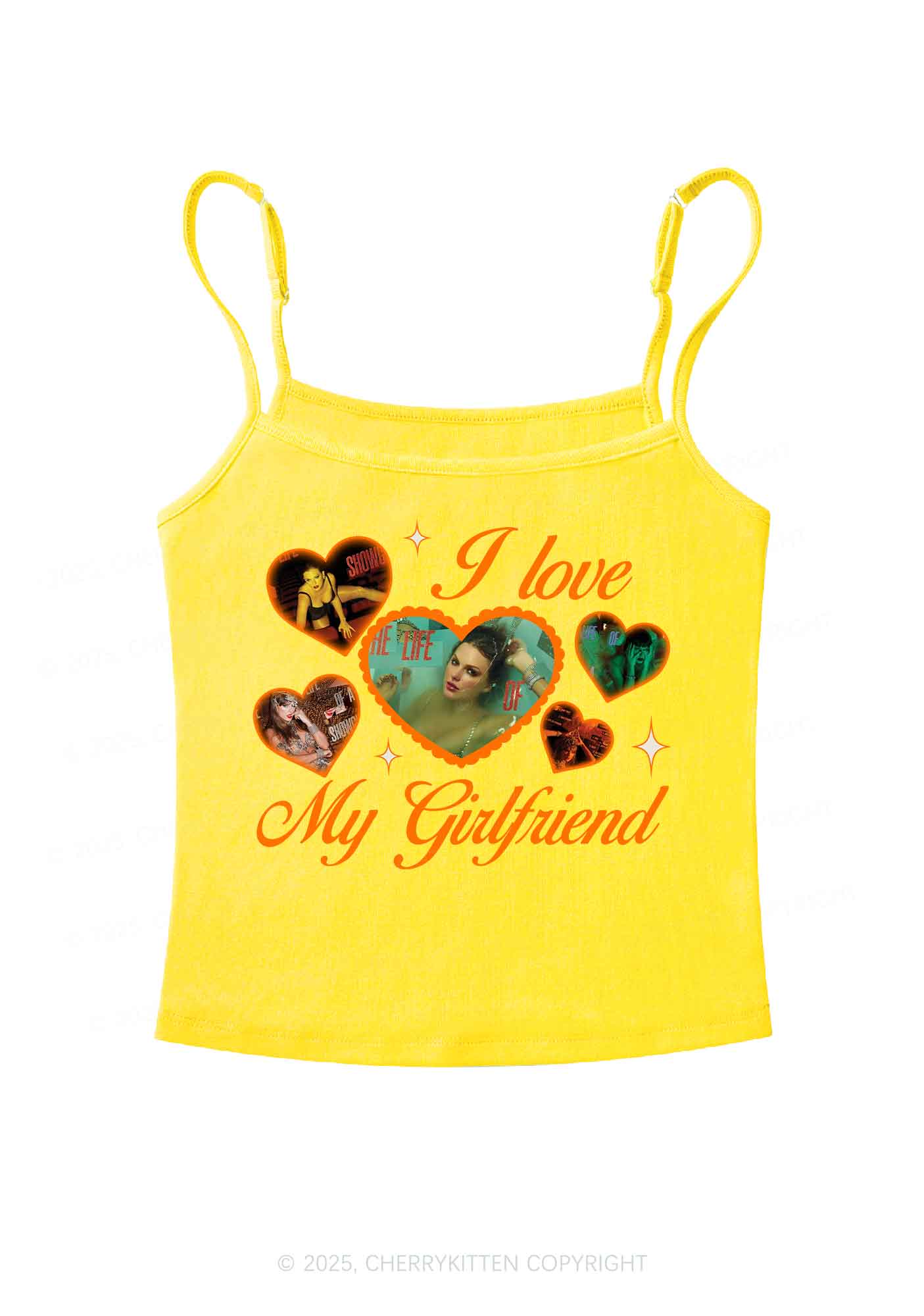 Love Grilfriend TS Y2K Spaghetti Strap Cami Cherrykitten