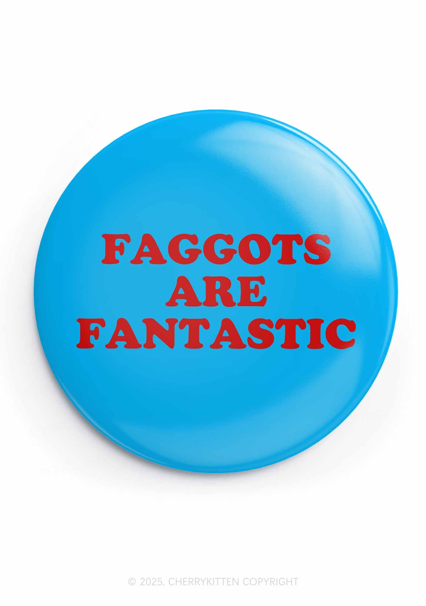 Faggots Are Fantastic Pride 1Pc Y2K Pin Badge Cherrykitten