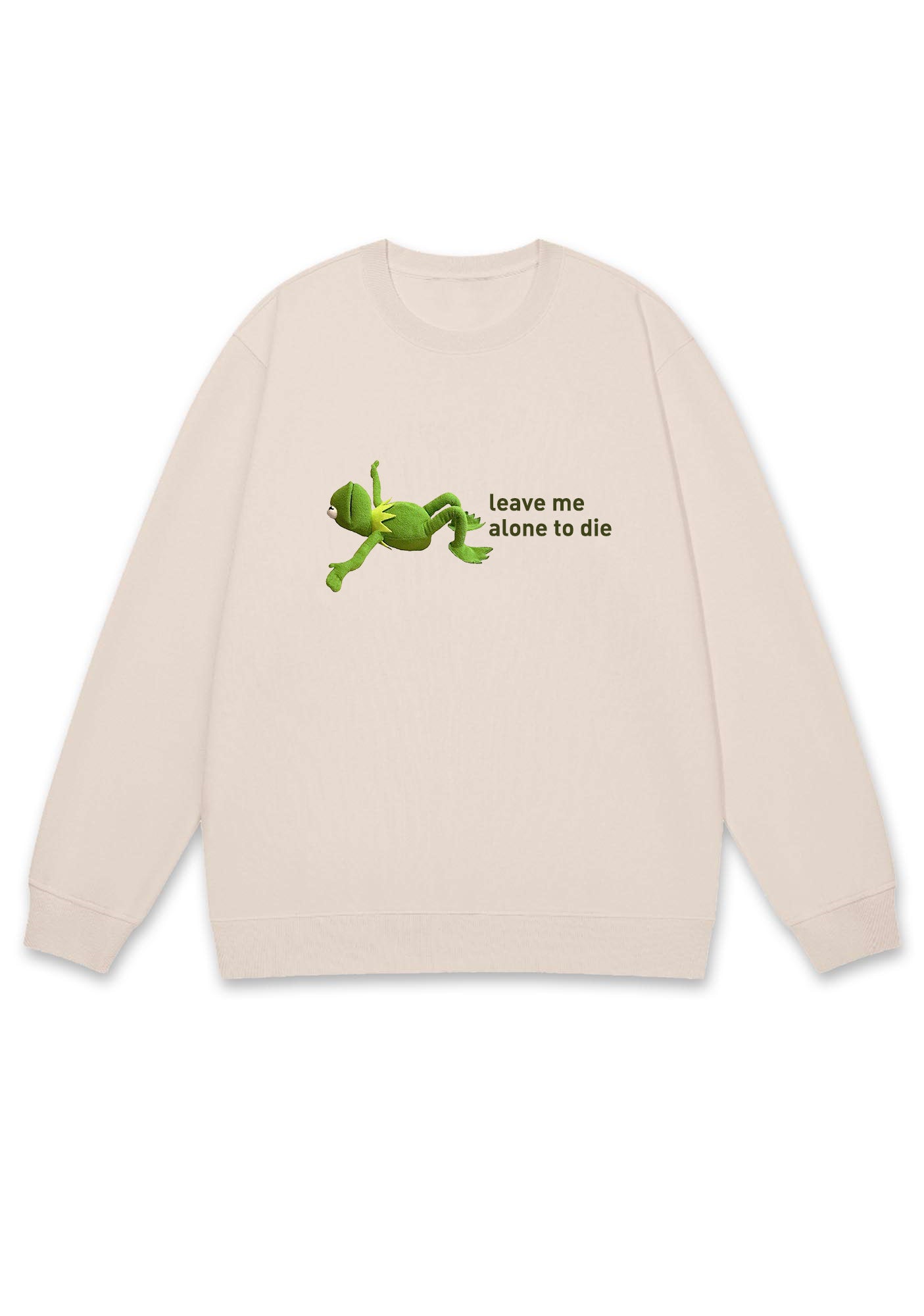 Leave Me Alone To Die Y2K Sweatshirt