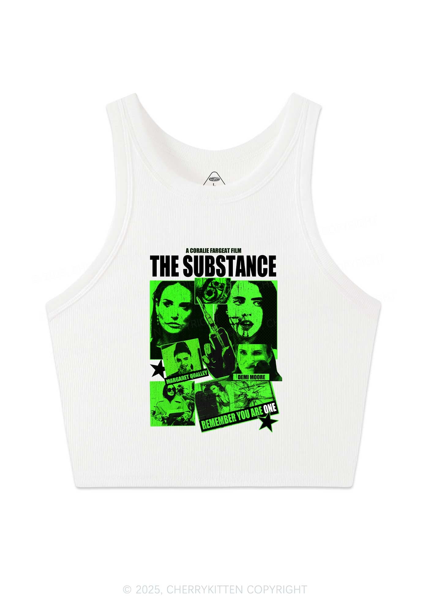 Halloween The Horror Movie Y2K Crop Tank Top Cherrykitten
