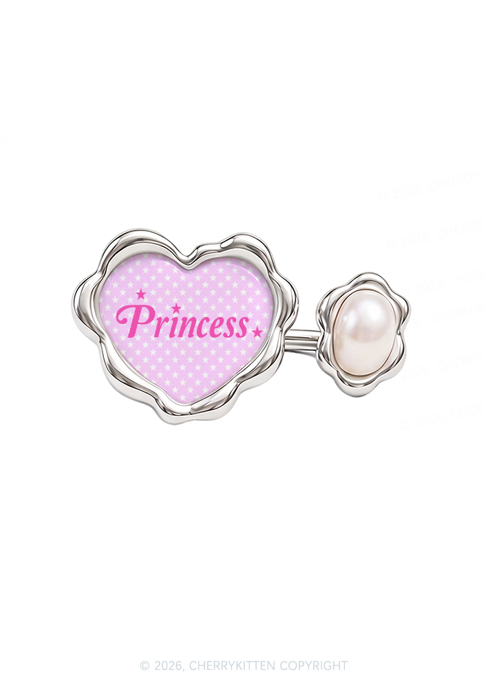 Princess Pink Star Y2K Rings Cherrykitten