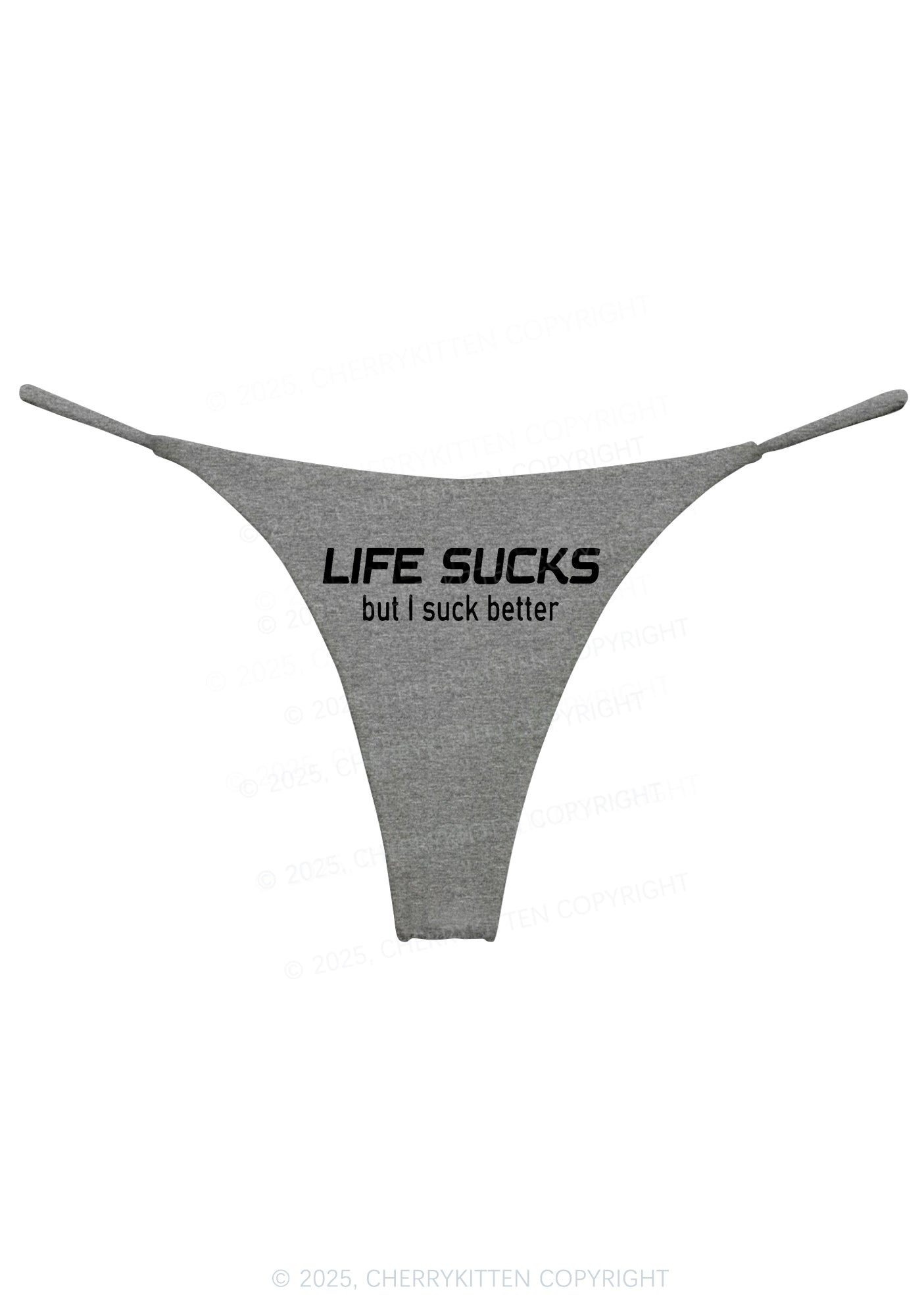 Life Sucks Y2K Bikini String Thong Cherrykitten