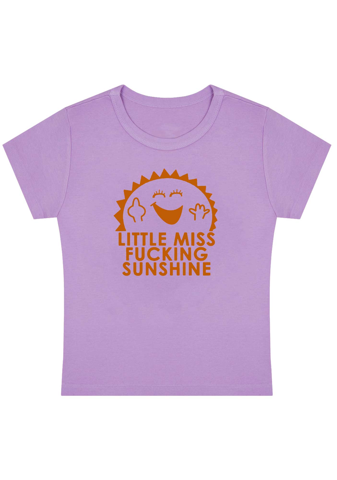 Little Miss Fxxking Sunshine Y2K Baby Tee