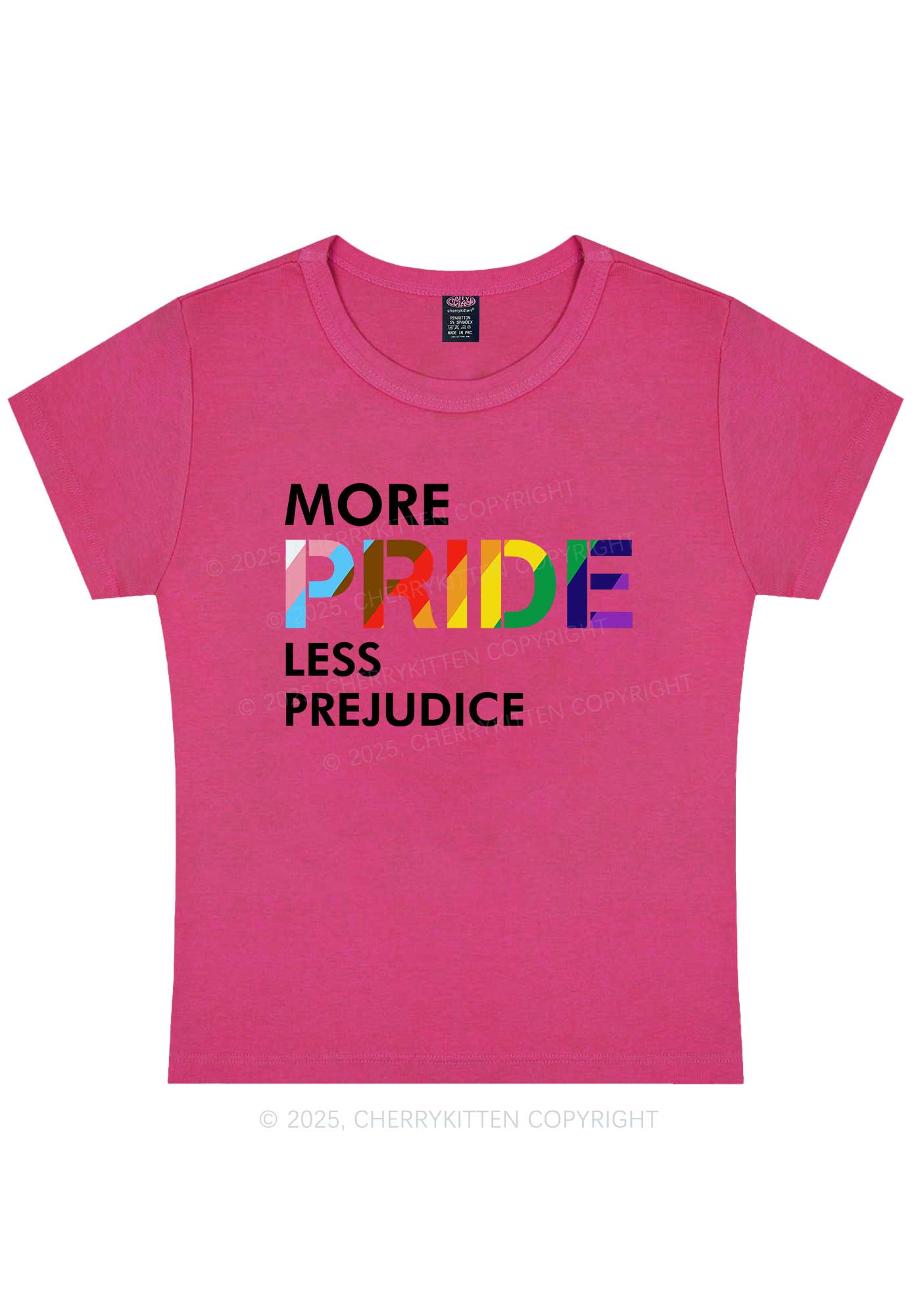 More Pride Less Prejudice Y2K Baby Tee Cherrykitten