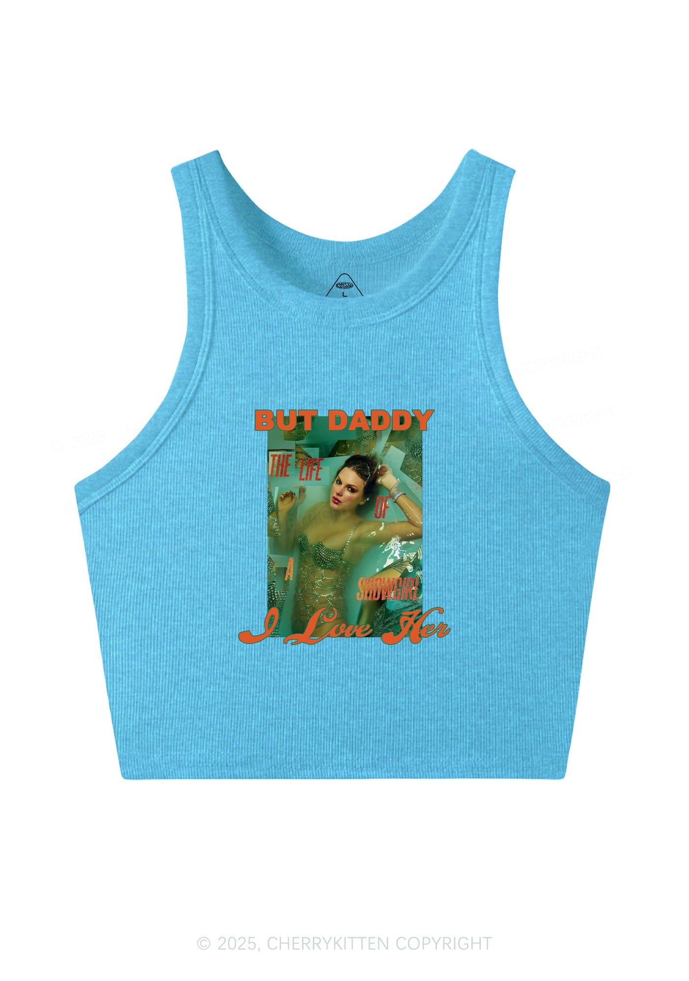 But Daddy Love TS Y2K Crop Tank Top Cherrykitten