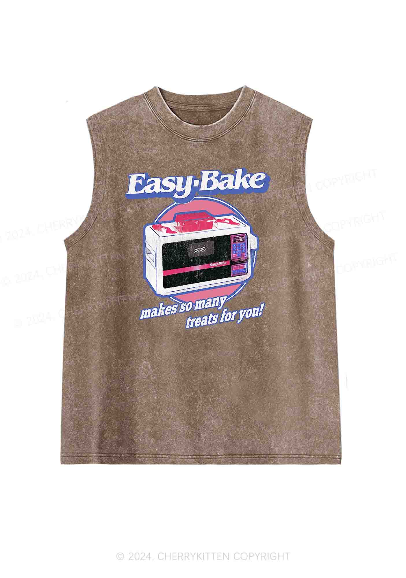 Easy-Bake Y2K Washed Tank Cherrykitten