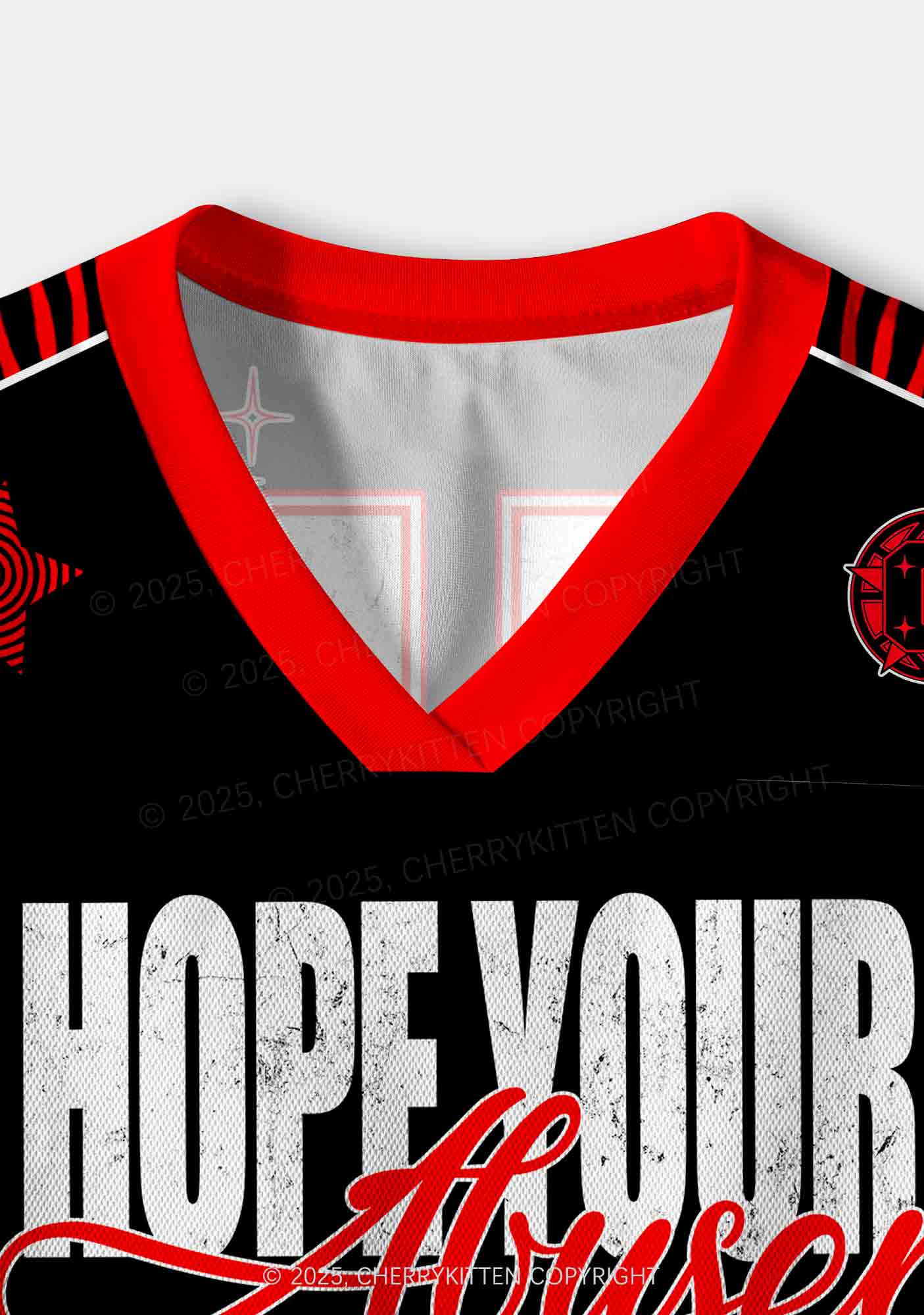 Custom Abuser Dies Y2K Crop Sport Jersey Shirts Cherrykitten
