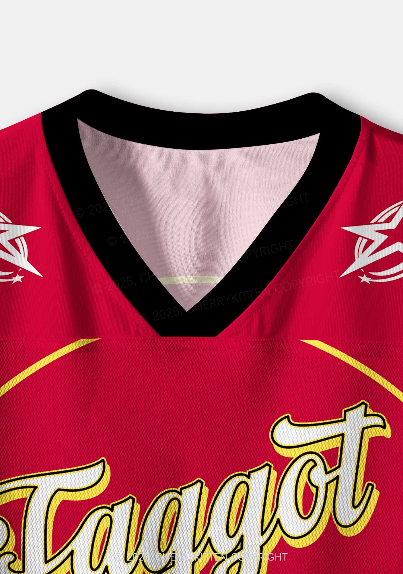 Custom Star Faggot Pride Y2K Crop Sport Jersey Shirts Cherrykitten