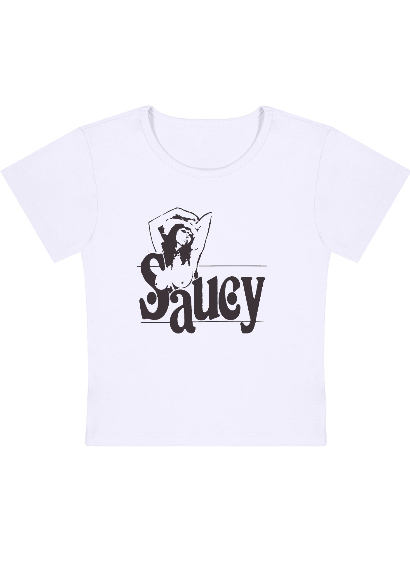 Saucy Girl Y2K Baby Tee