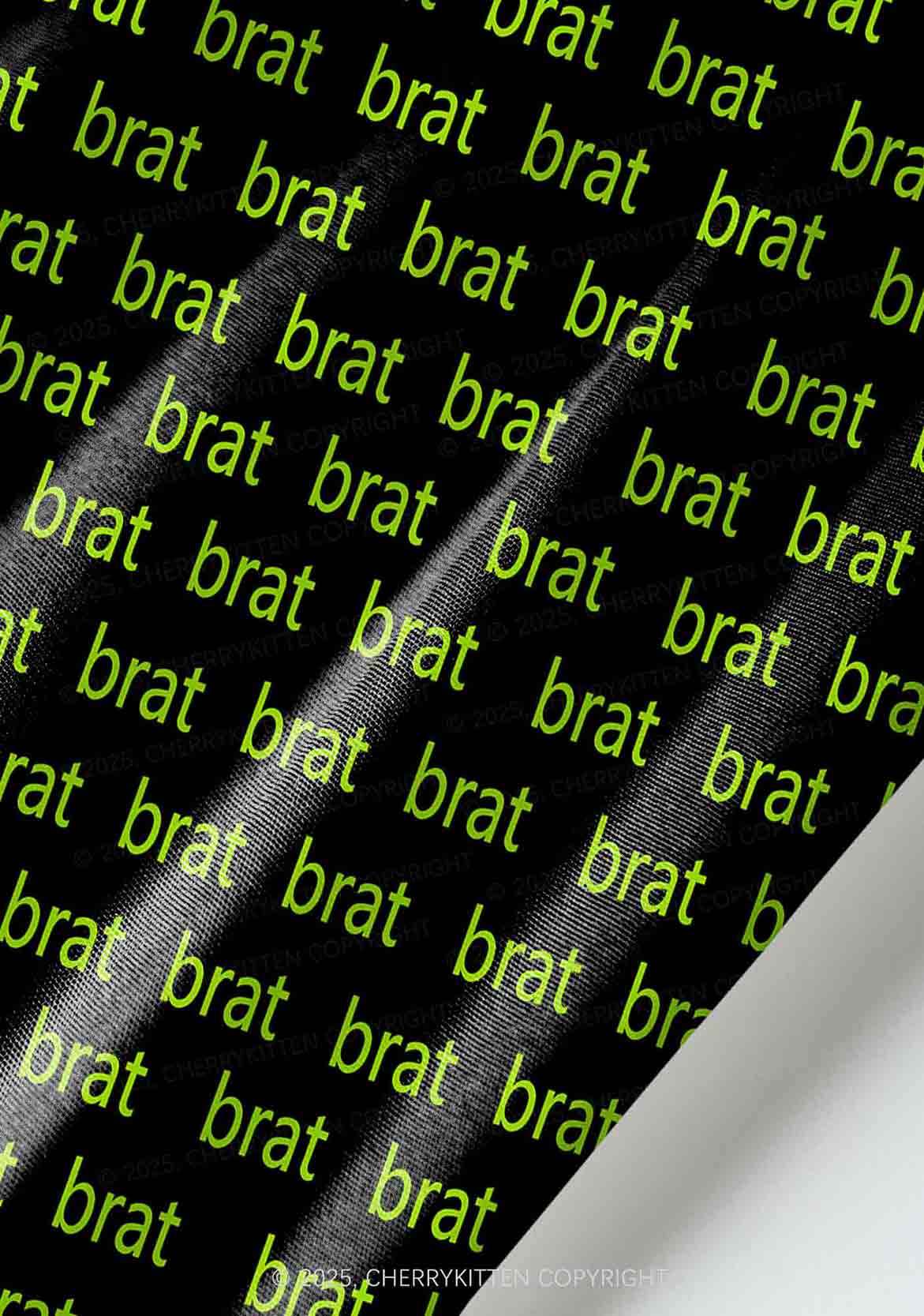 Green Brat Y2K Pet Shirts Cherrykitten