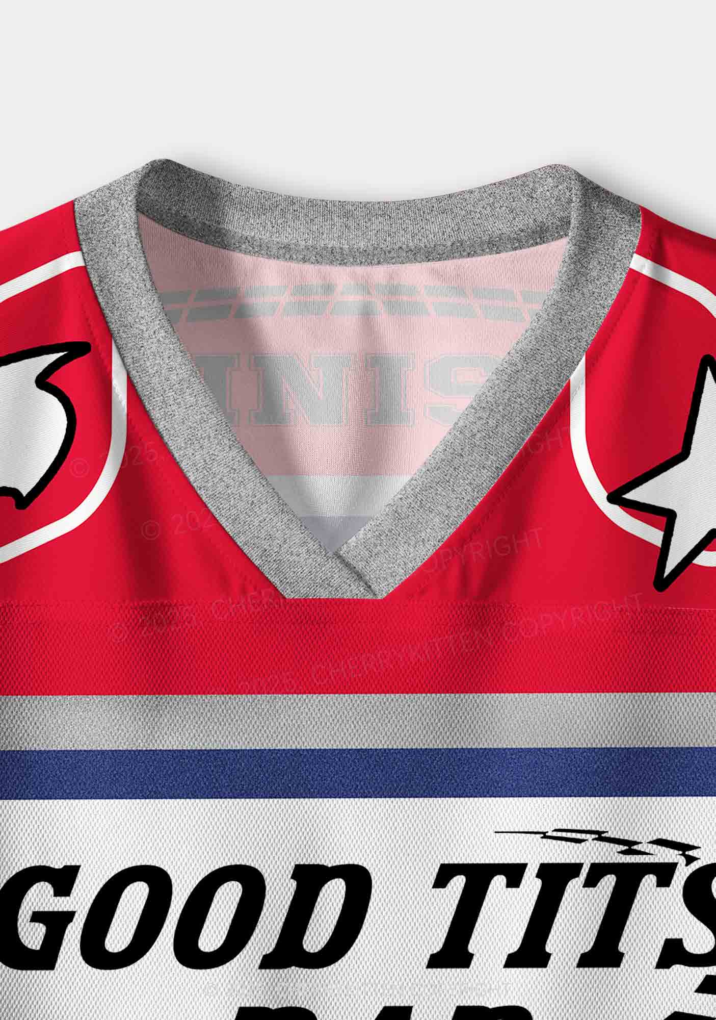 Custom Bad Attitude Y2K Crop Sport Jersey Shirts Cherrykitten