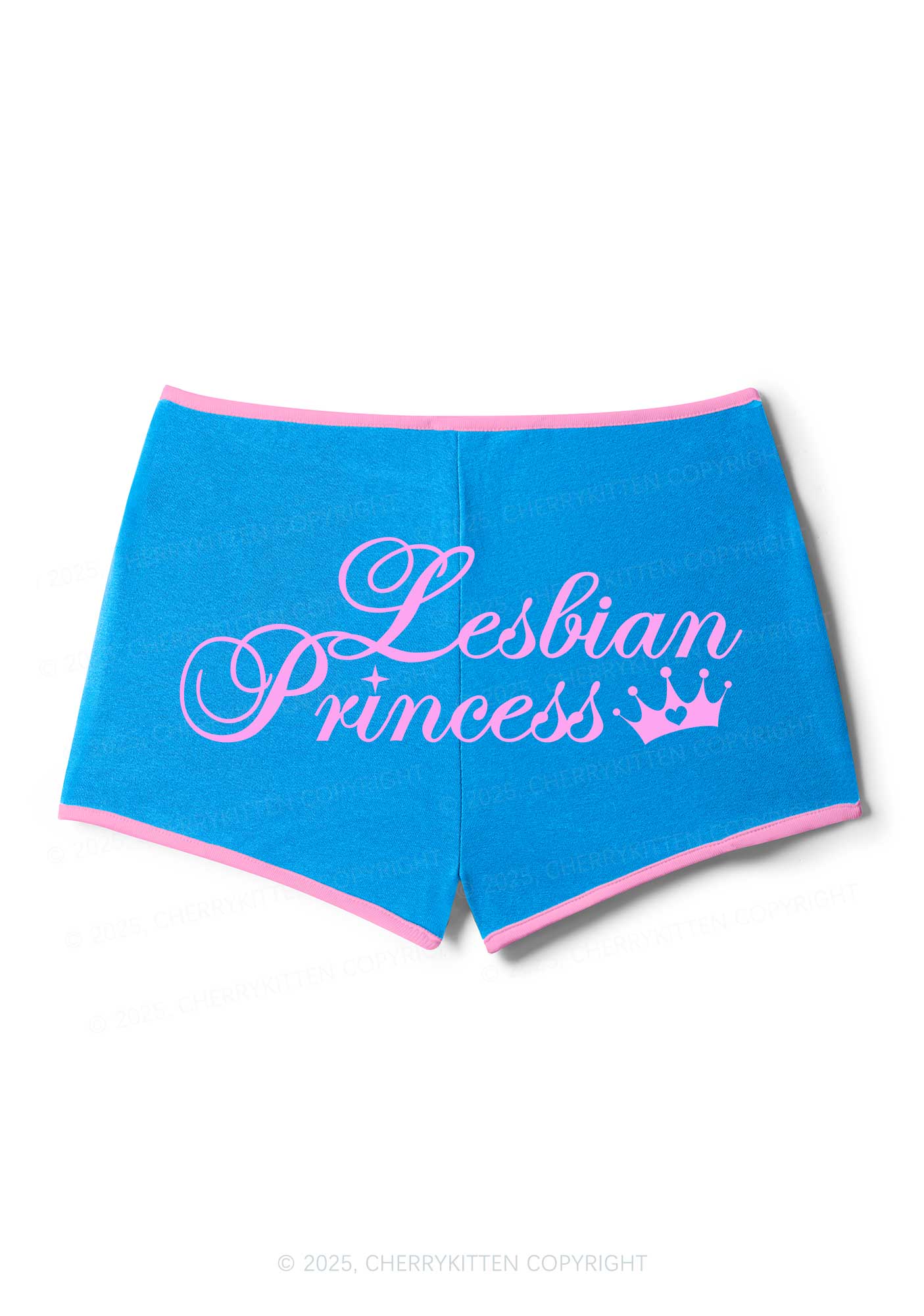 Lesbian Princess Y2K Booty Shorts Cherrykitten