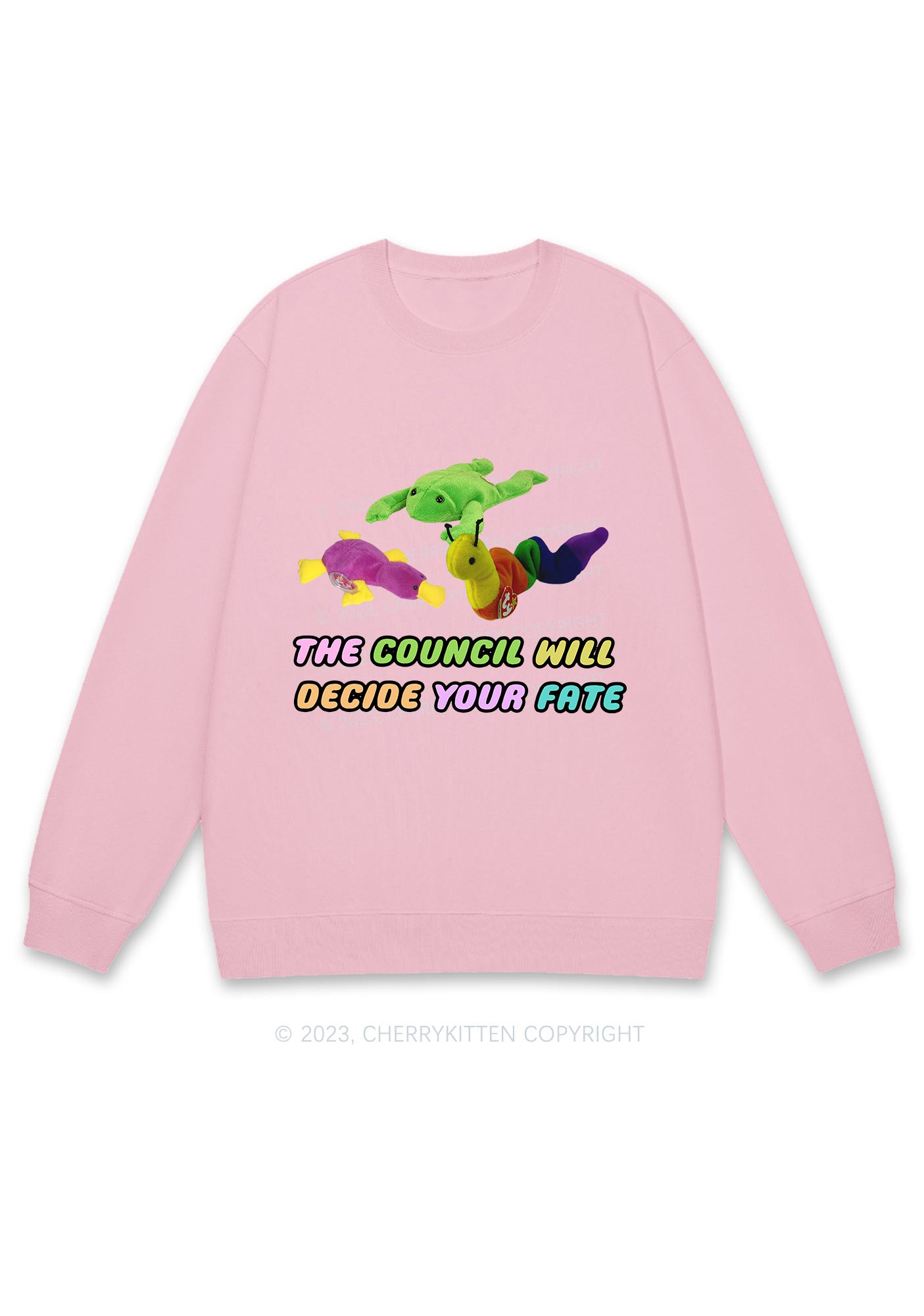 The Council Will Decide Your Fate Y2K Sweatshirt