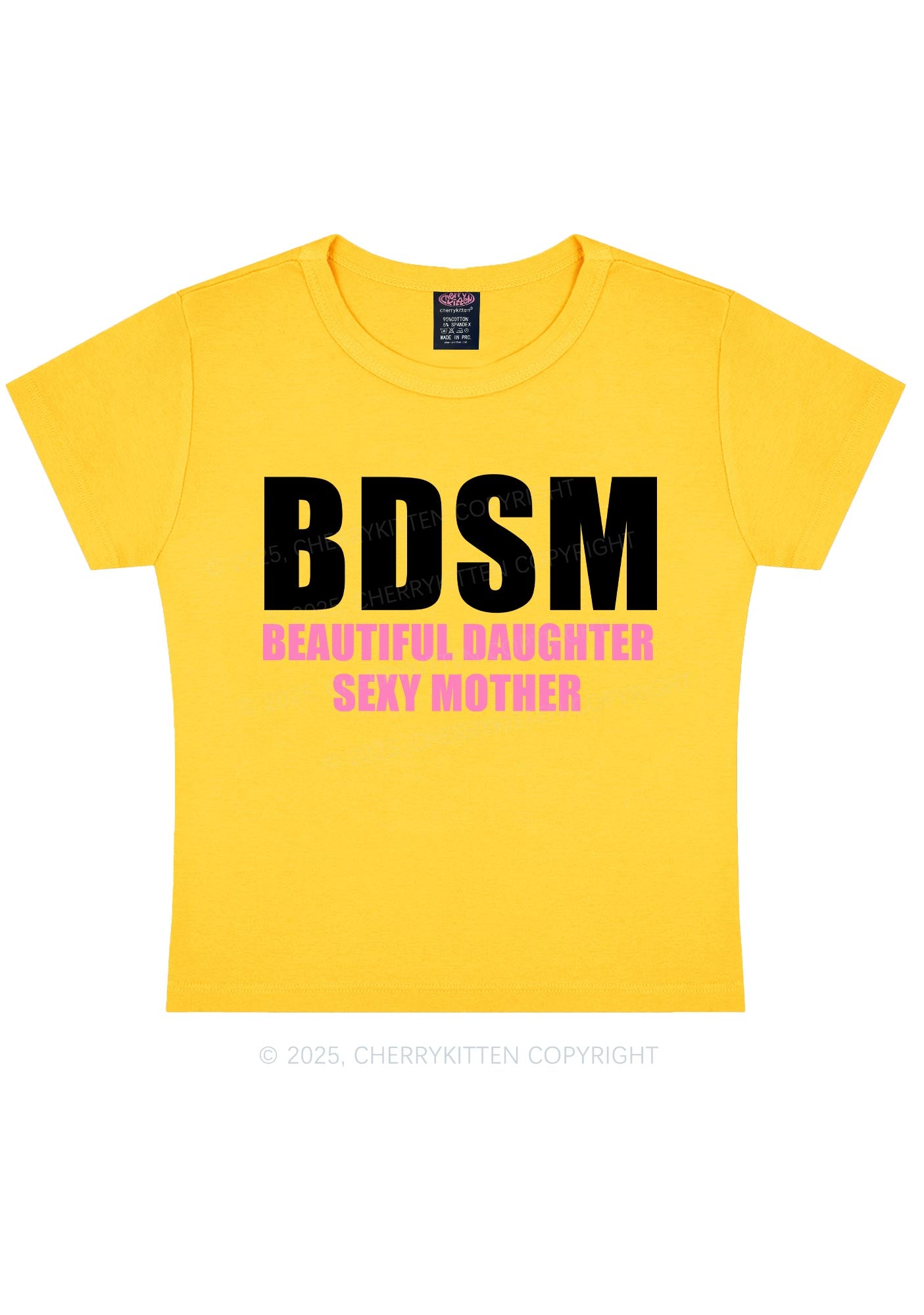 BDSM Daughter Mother Y2K Baby Tee Cherrykitten