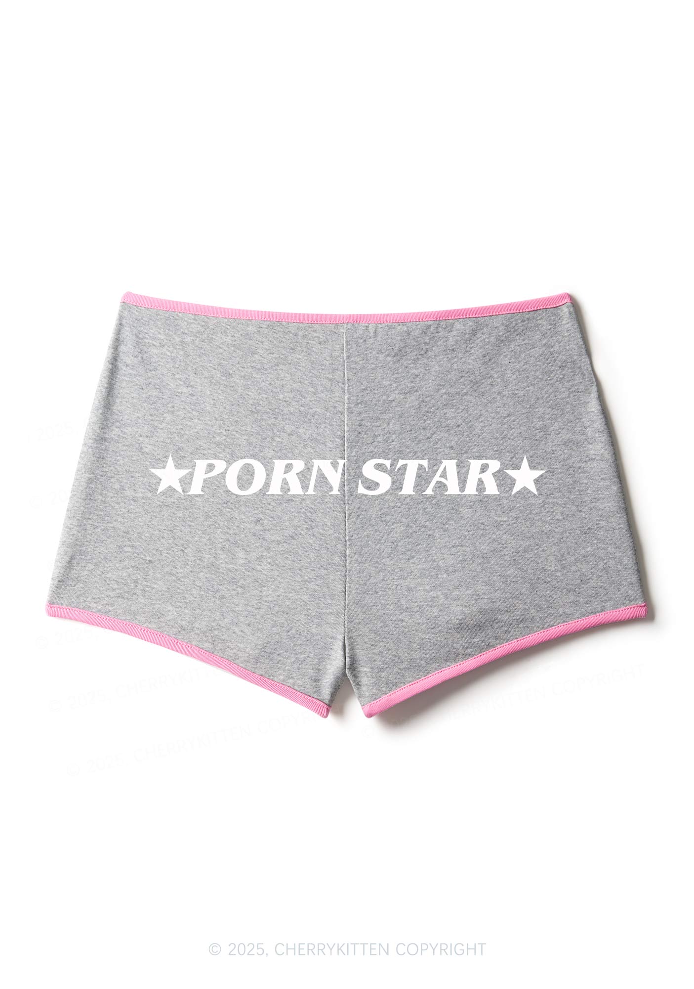 Pxrn Star Y2K Contrast Mini Shorts Cherrykitten