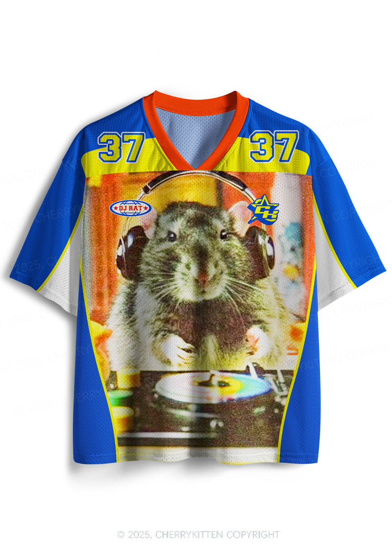 Custom DJ Rat Duck Y2K Sport Jersey Shirts Cherrykitten