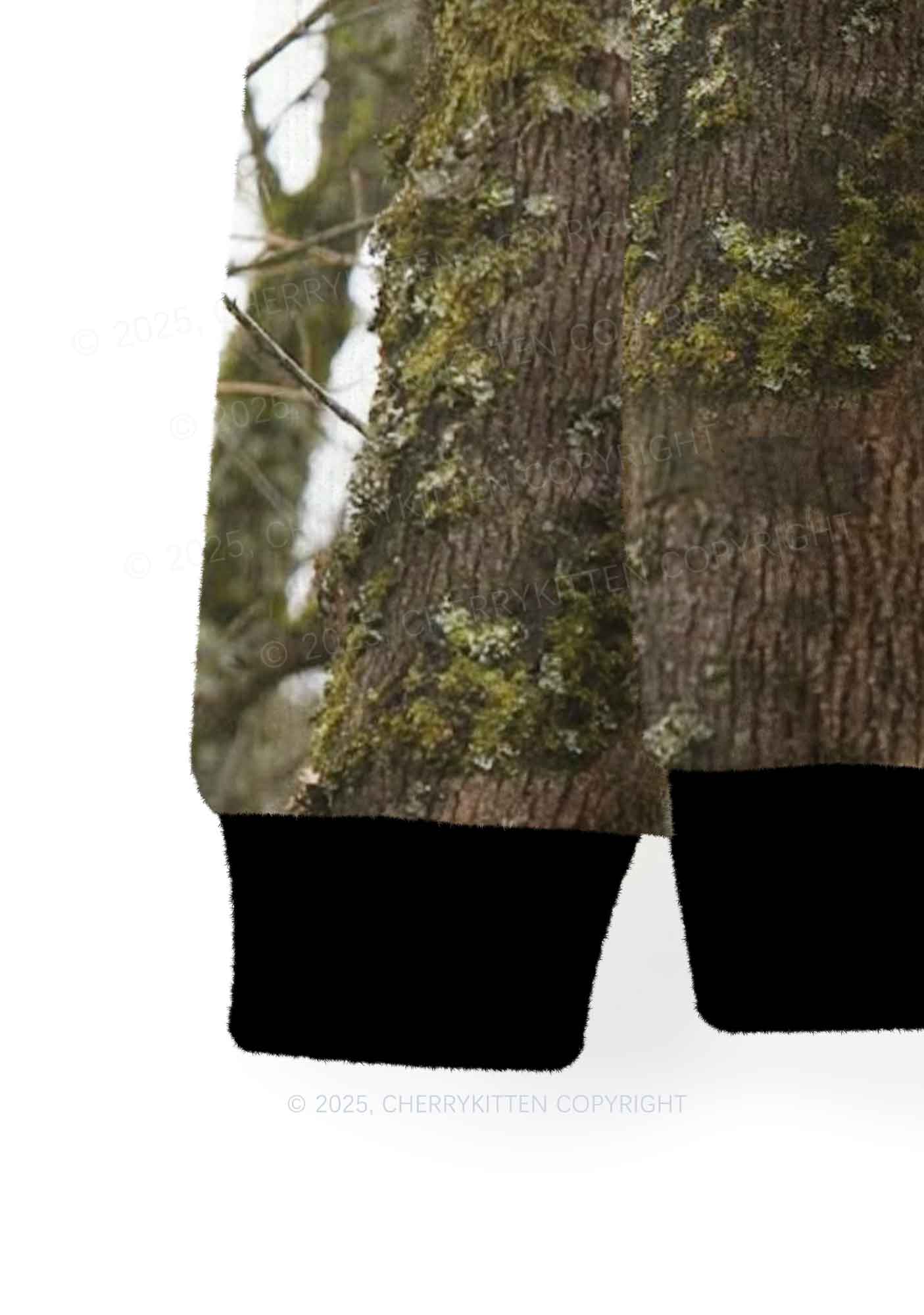 Custom Face Y2K Christmas Knit Sweatshirt Cherrykitten