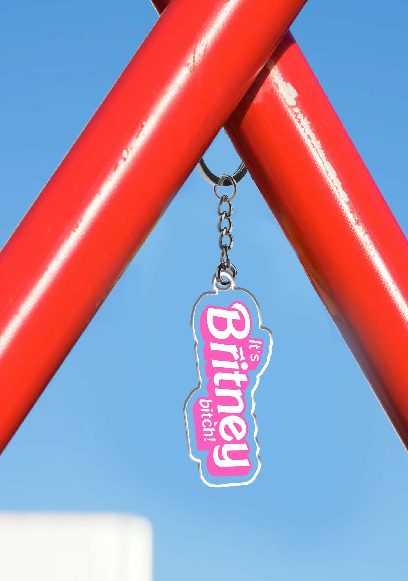 It's Britney Bixch 1Pc Y2K Keychain Cherrykitten