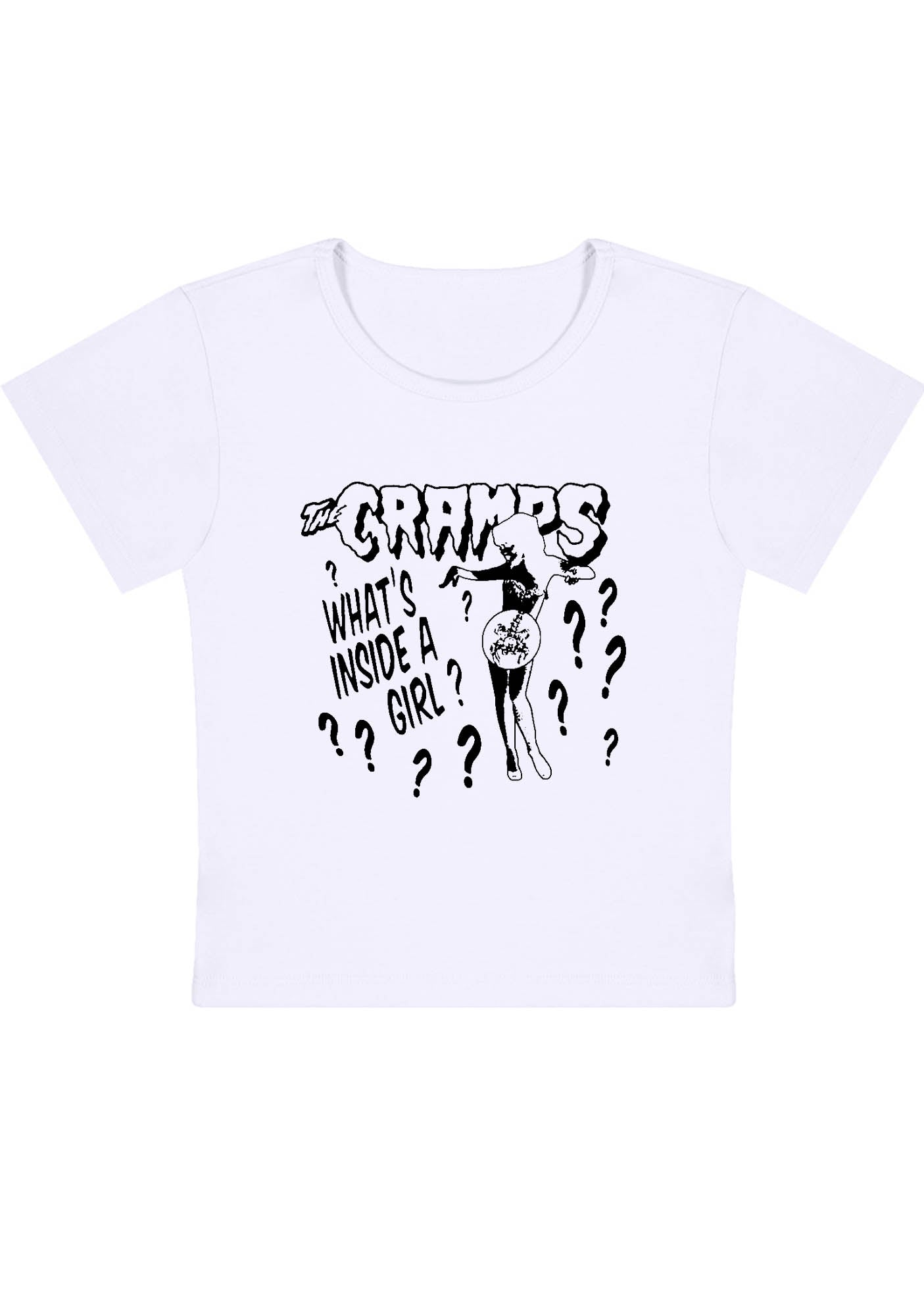 Curvy What's Inside A Girl Baby Tee