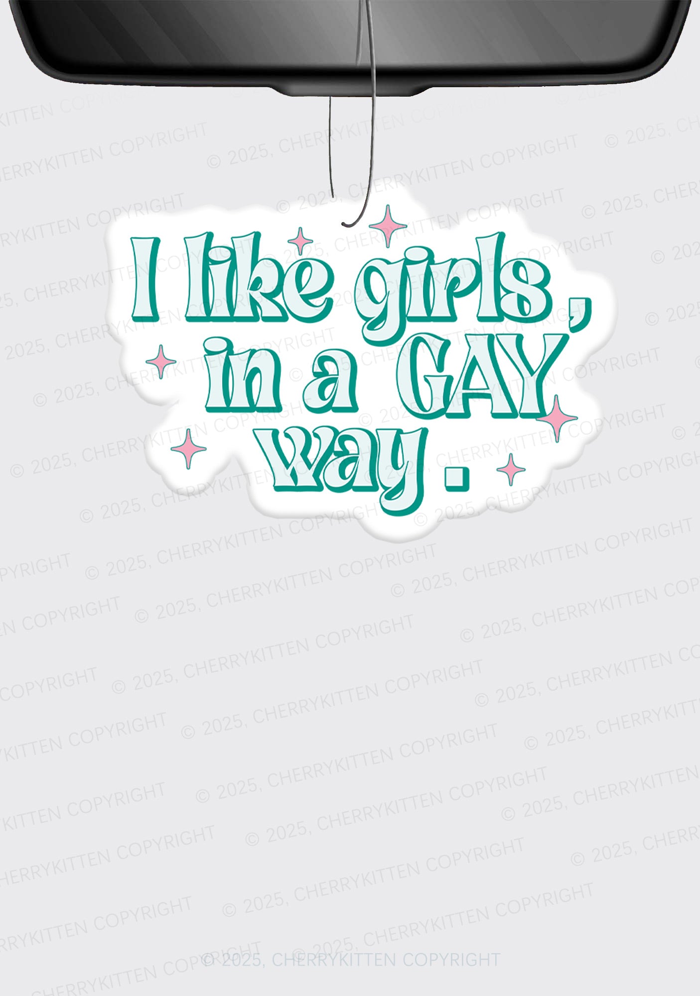 Like Girls In Gay Way Pride 1Pc Y2K Car Air Freshener Cherrykitten