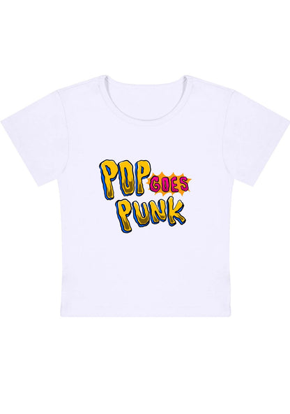 Pop Punk Goes Y2K Baby Tee