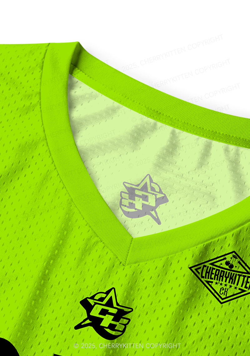 Cutsom Green Bart Team Y2K Sport Jersey Tank Cherrykitten