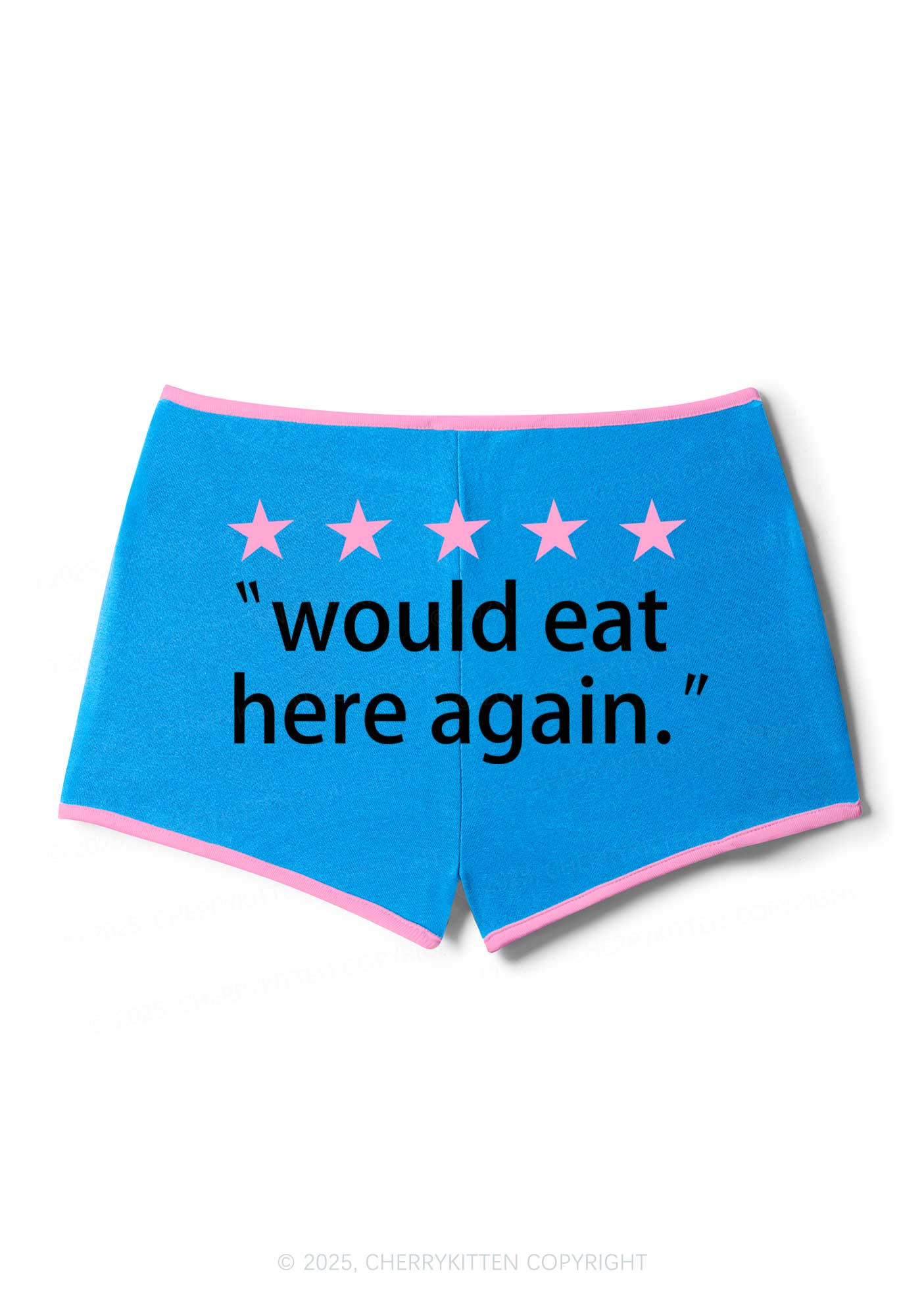 Eat Here Again Y2K Booty Shorts Cherrykitten