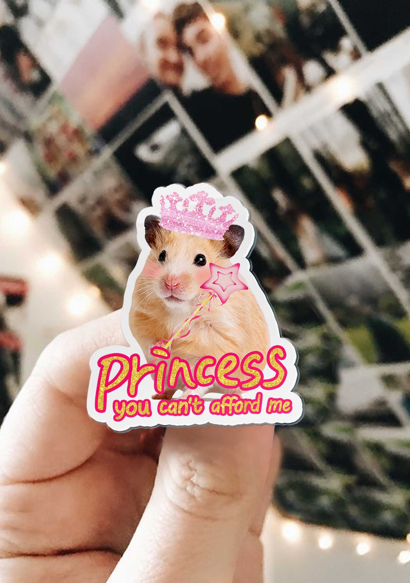 Princess You Can't Afford Me 1Pc Y2K Pin Cherrykitten