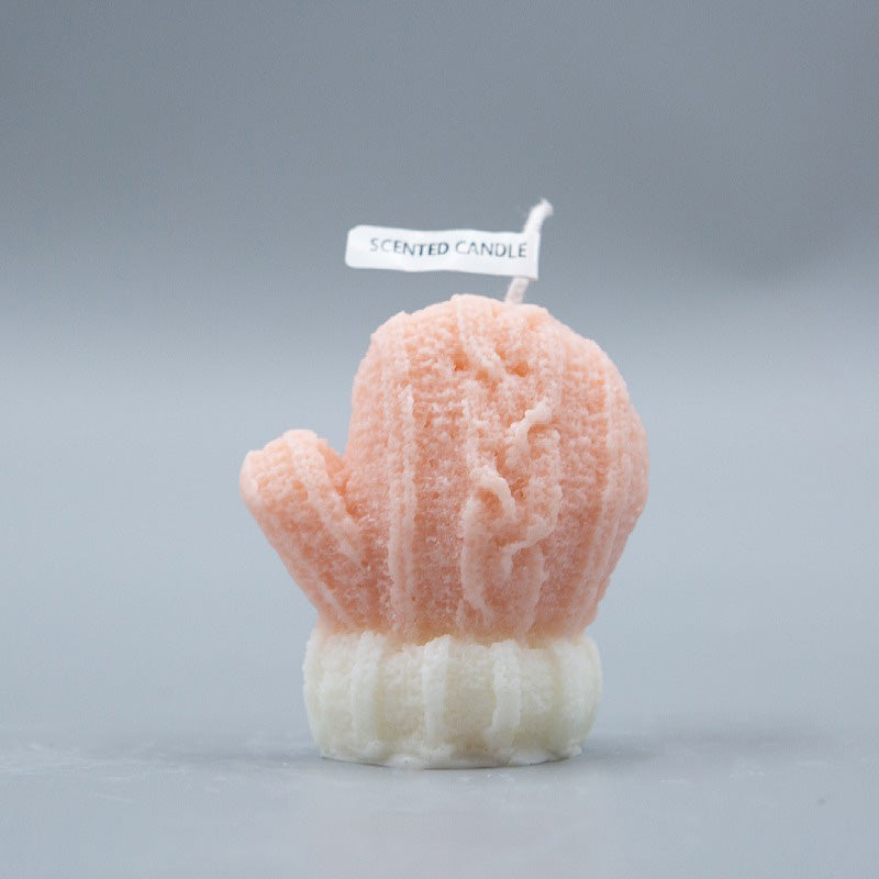 Cute Gloves Shaped Y2K Christmas Candle Cherrykitten