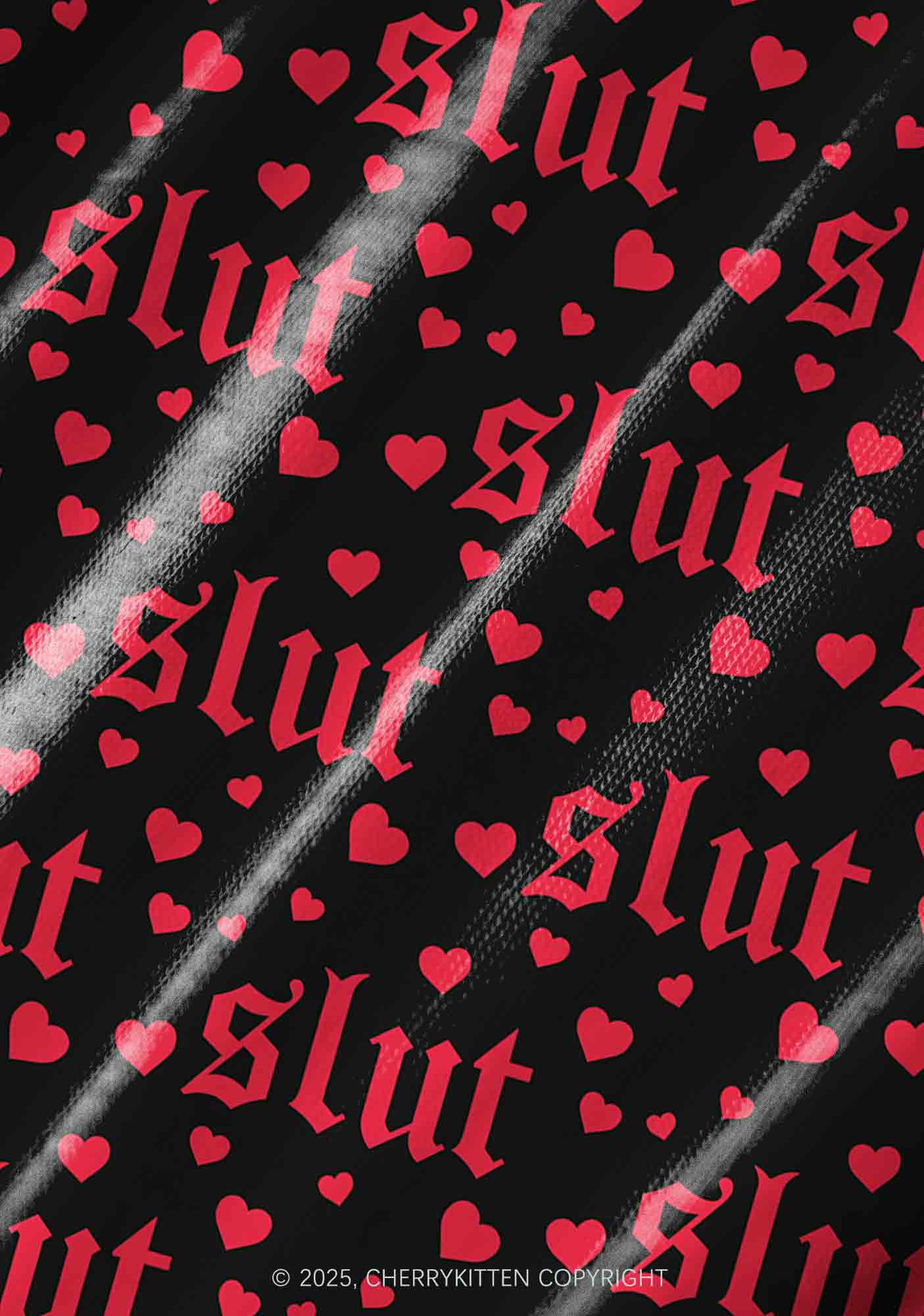 Black Slxt Y2K Pet Tank Top Cherrykitten