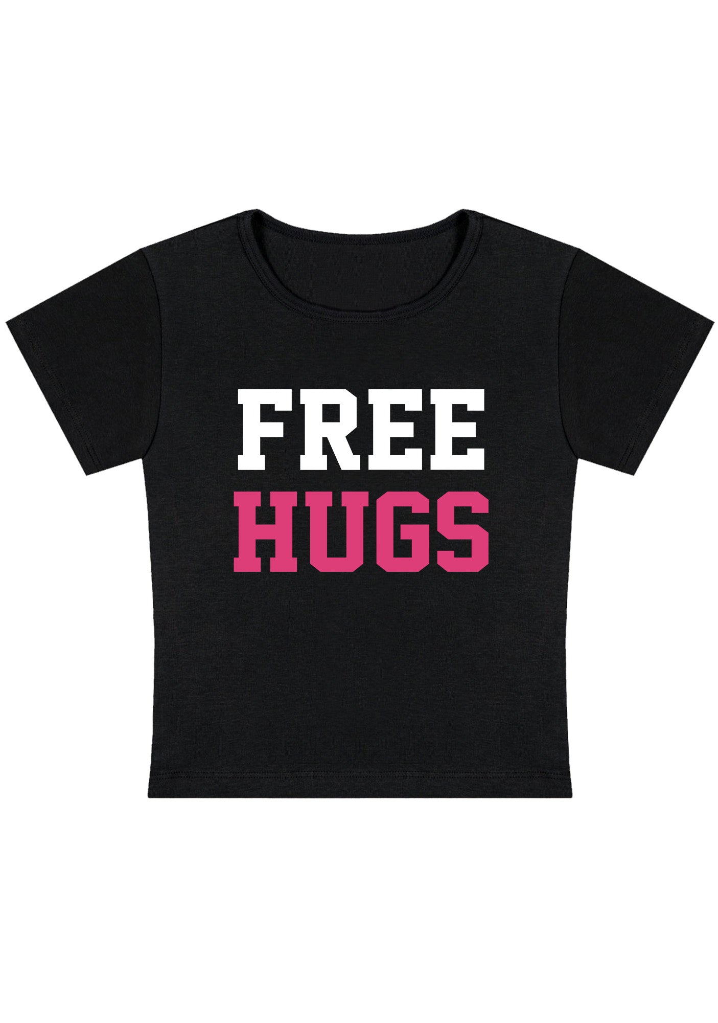 Curvy Free Hugs Baby Tee