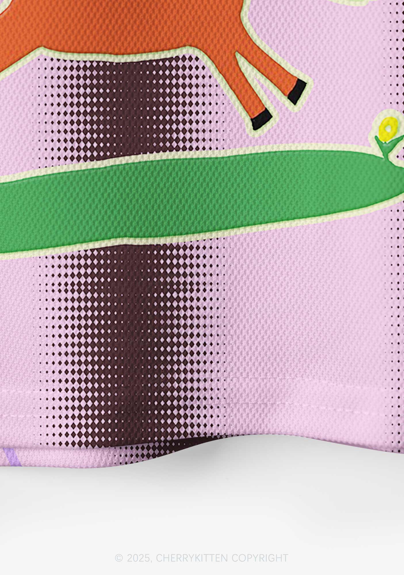 Custom Pink Pony Y2K Crop Sport Jersey Shirts Cherrykitten