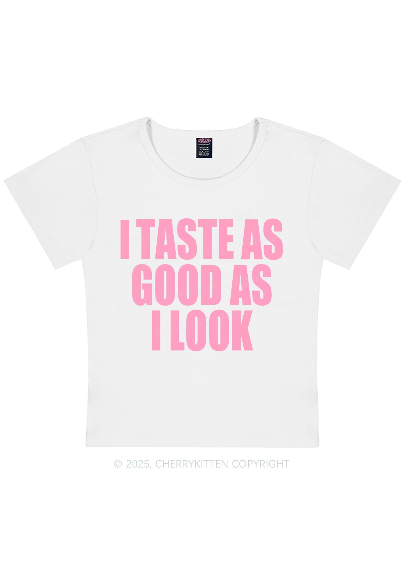 Curvy Taste Good Y2K Baby Tee Cherrykitten