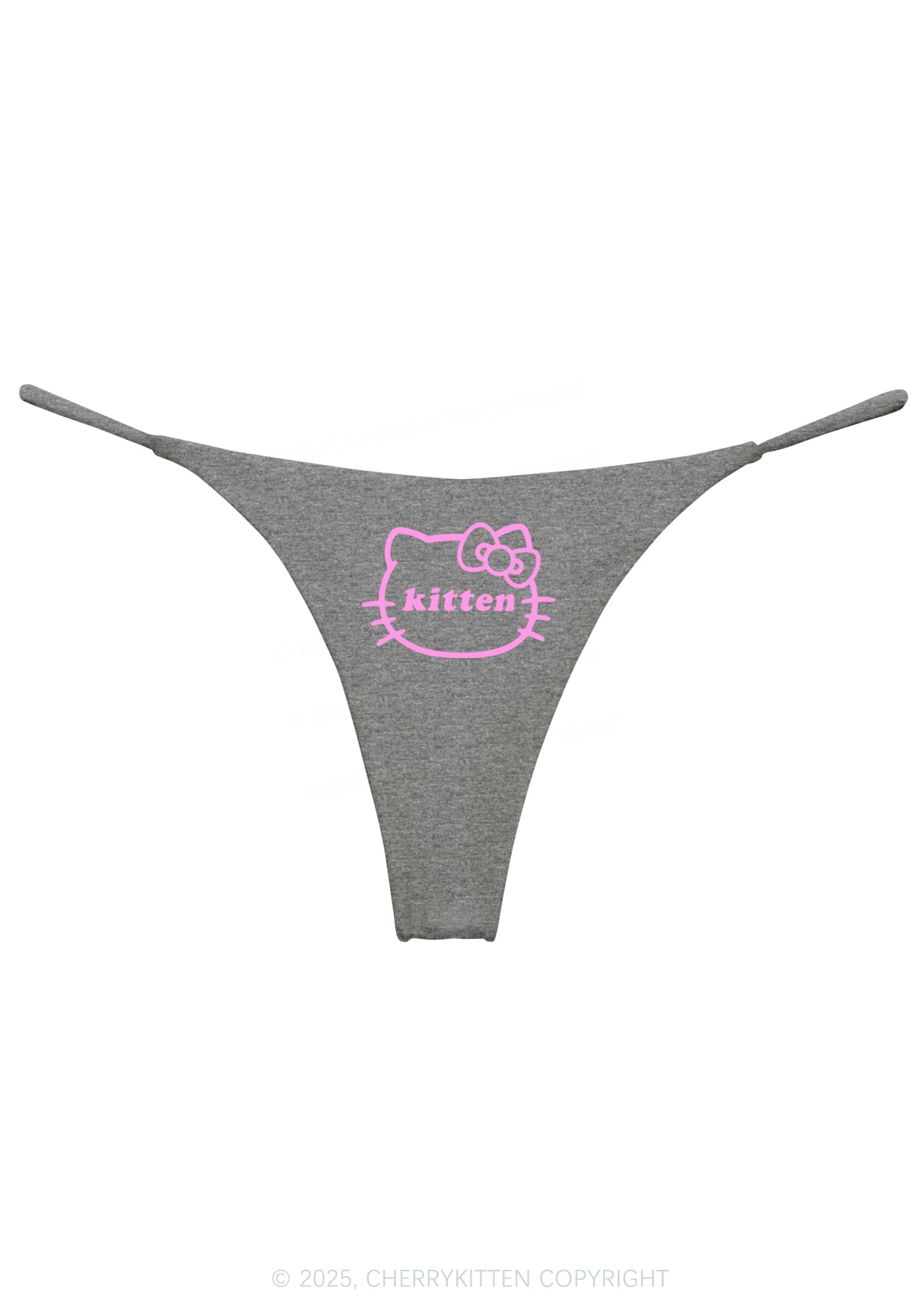 Cute Kitten Y2K Bikini String Thong Cherrykitten