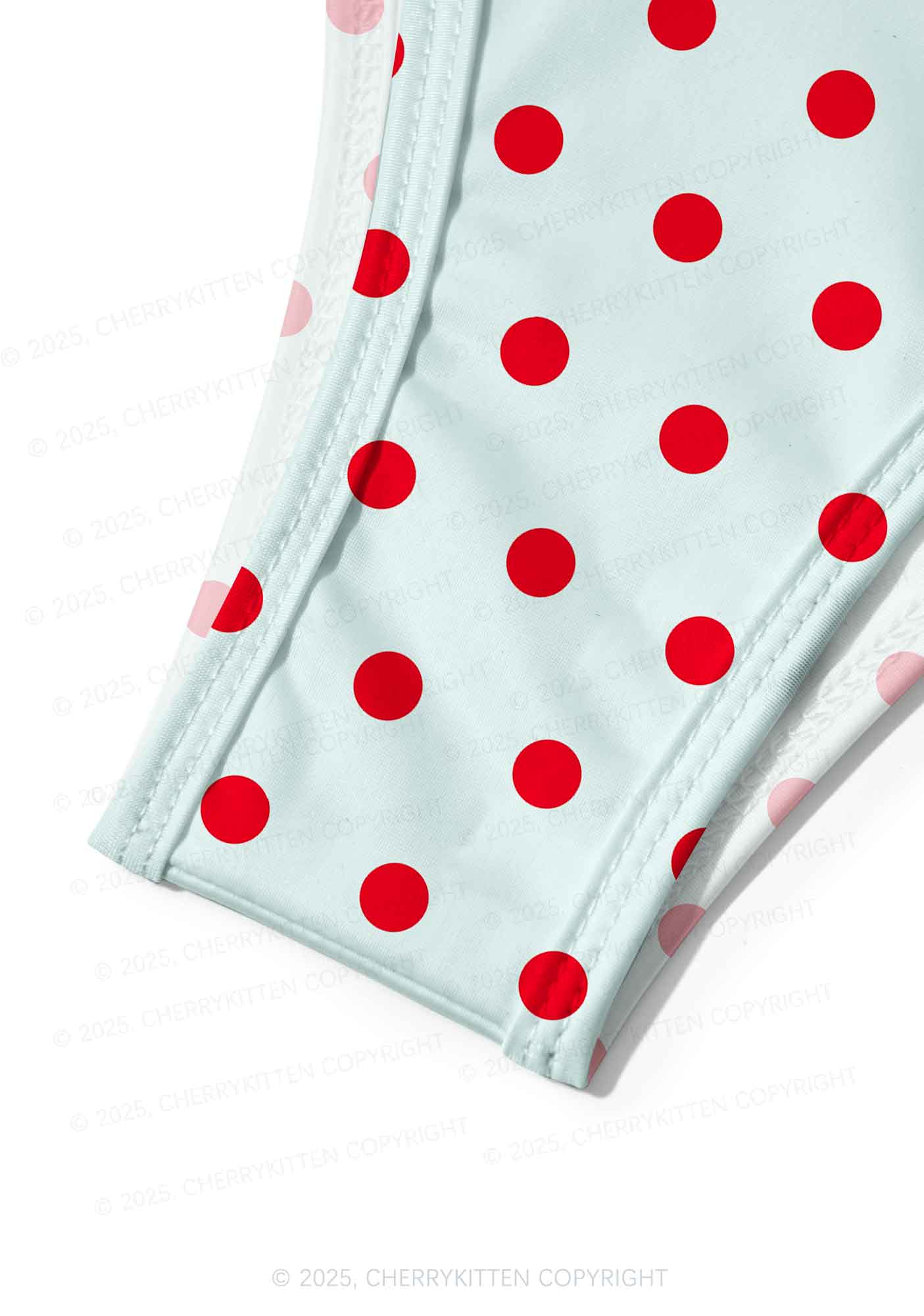 Fresh Red Dots Y2K Print Bikini Set Cherrykitten