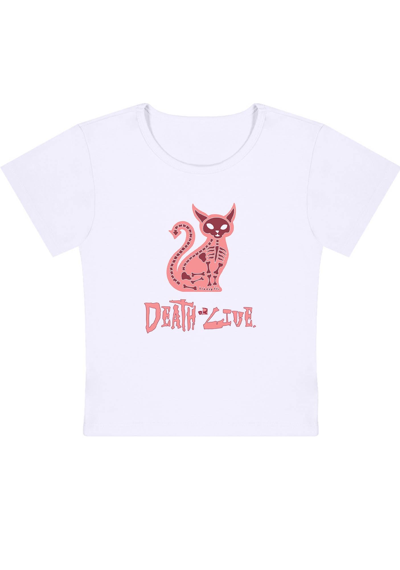Curvy Death Or Live Baby Tee
