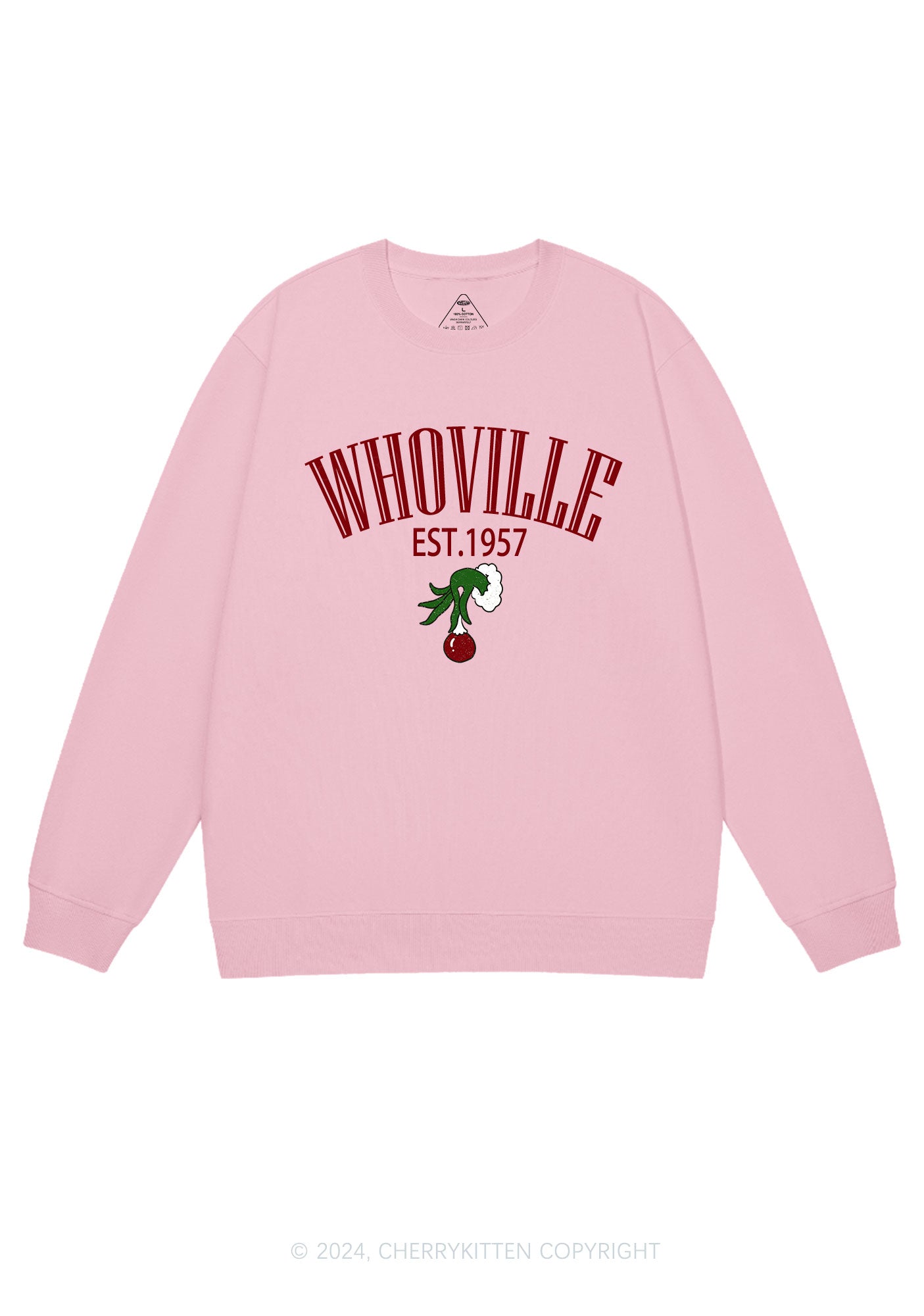 Christmas Whoville Y2K Sweatshirt Cherrykitten