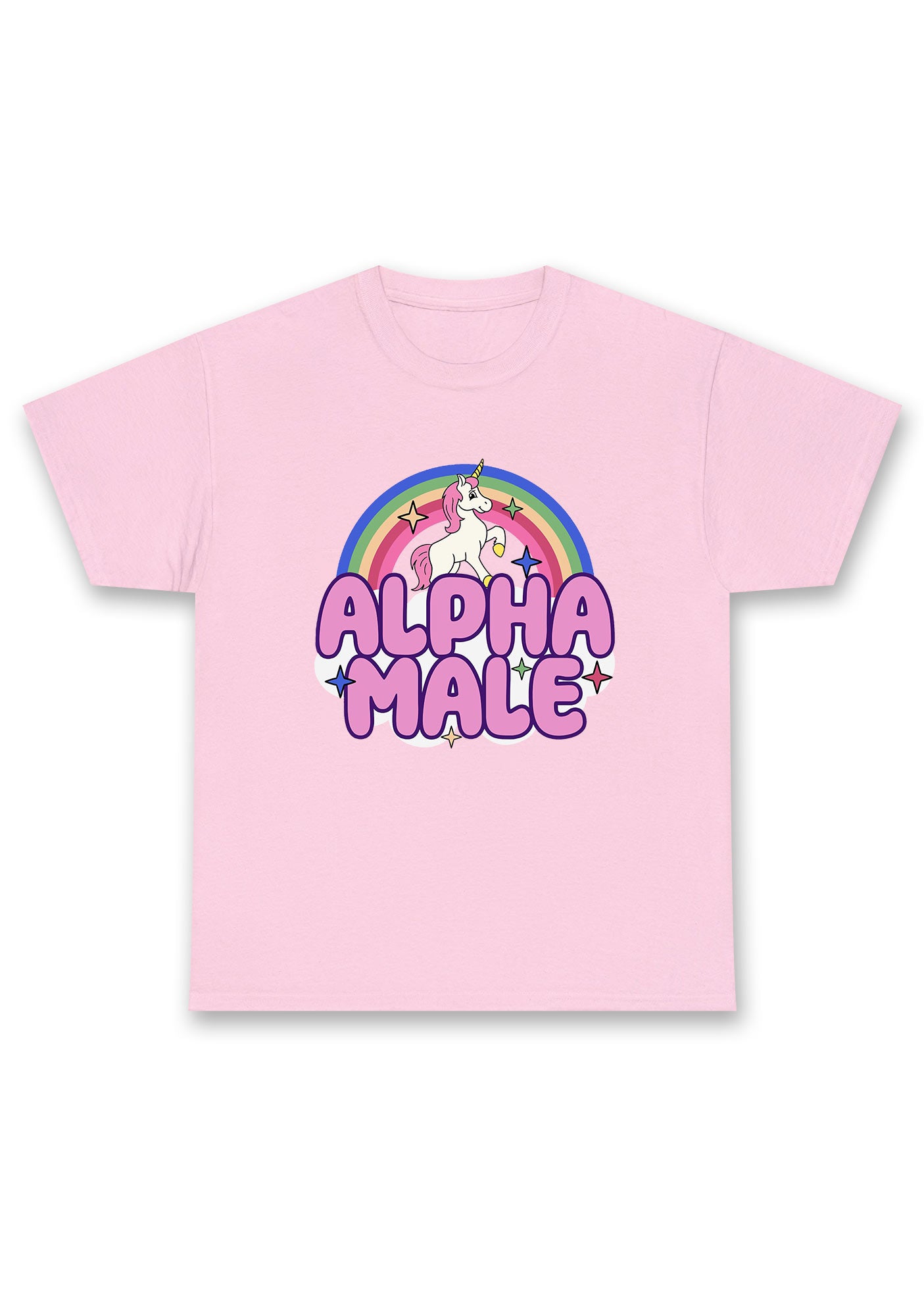 Rainbow Unicorn Alpha Male Chunky Shirt