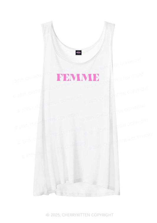 Femme Pride Y2K Sheer Boyfriend Tank Cherrykitten