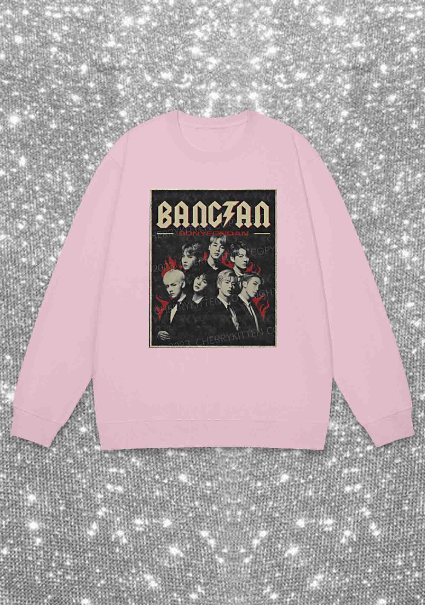 Bangtan Fire Kpop Y2K Sweatshirt Cherrykitten