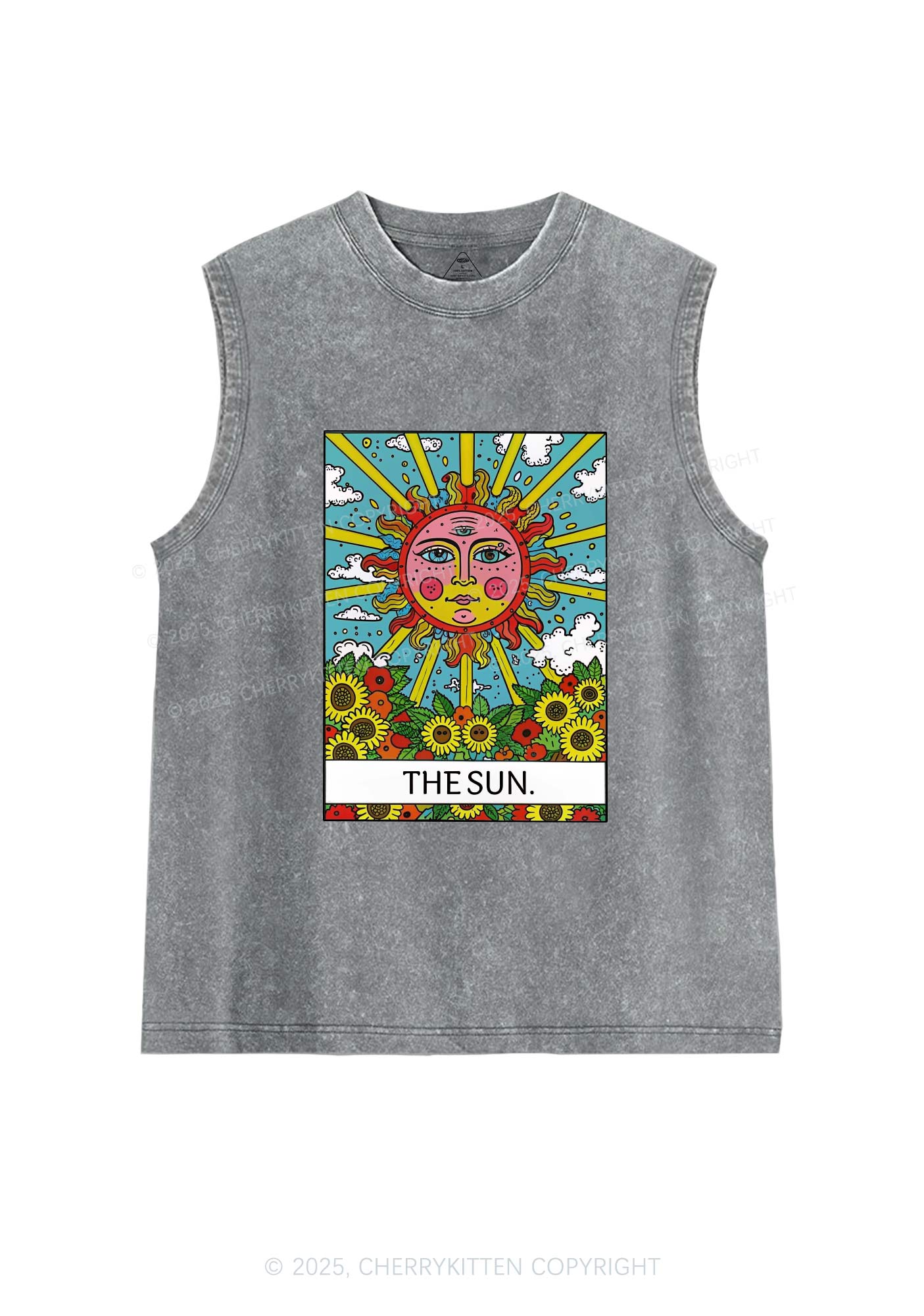 The Sun Y2K Washed Tank Cherrykitten