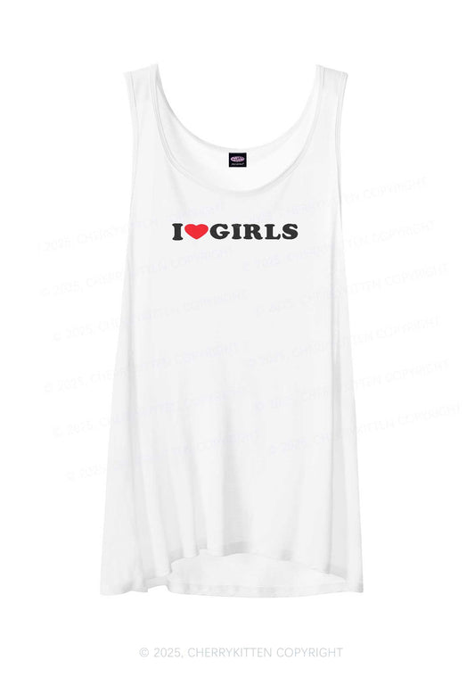 I Love Girls Pride Y2K Sheer Boyfriend Tank Cherrykitten