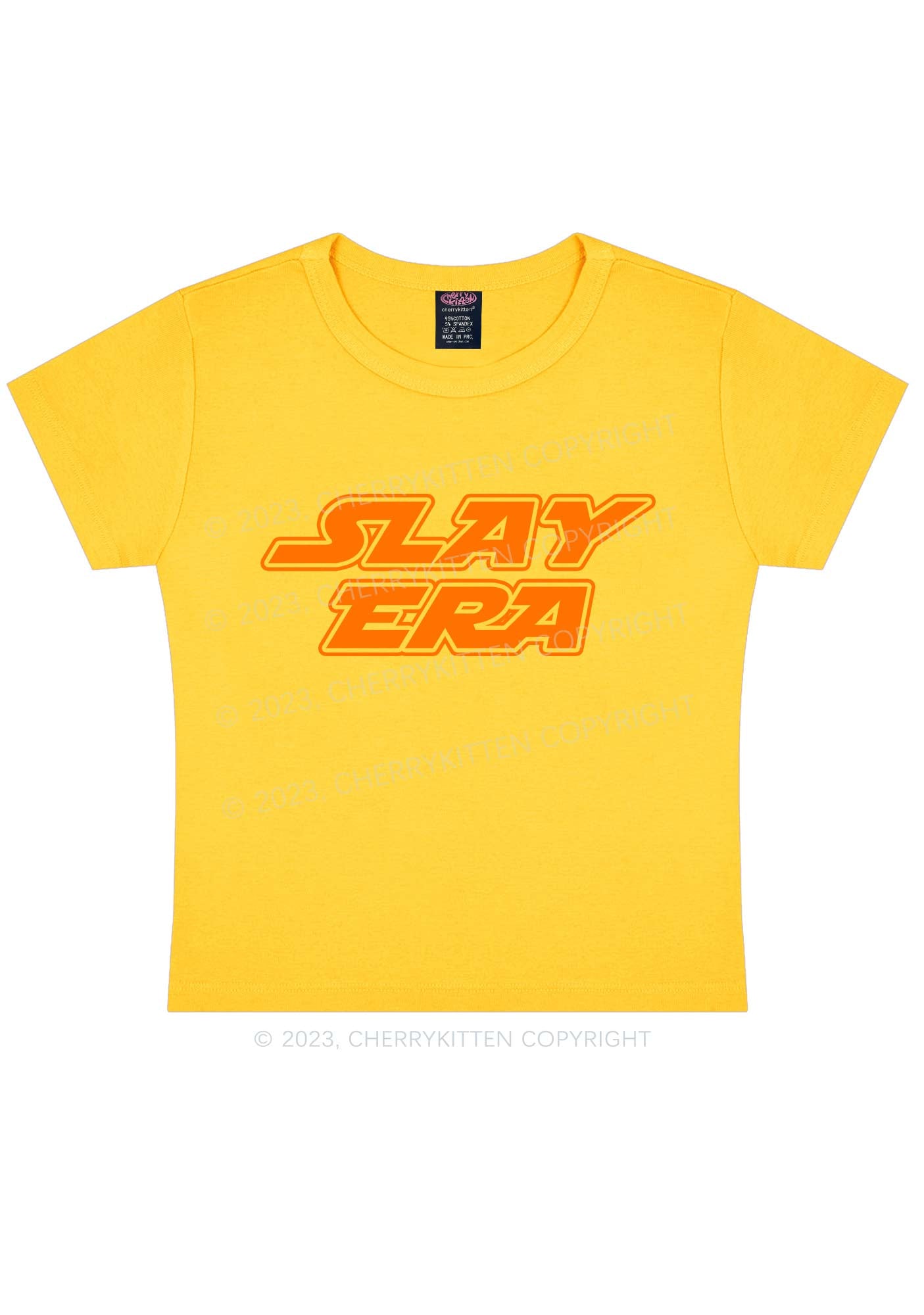 Slay Era Y2K Baby Tee