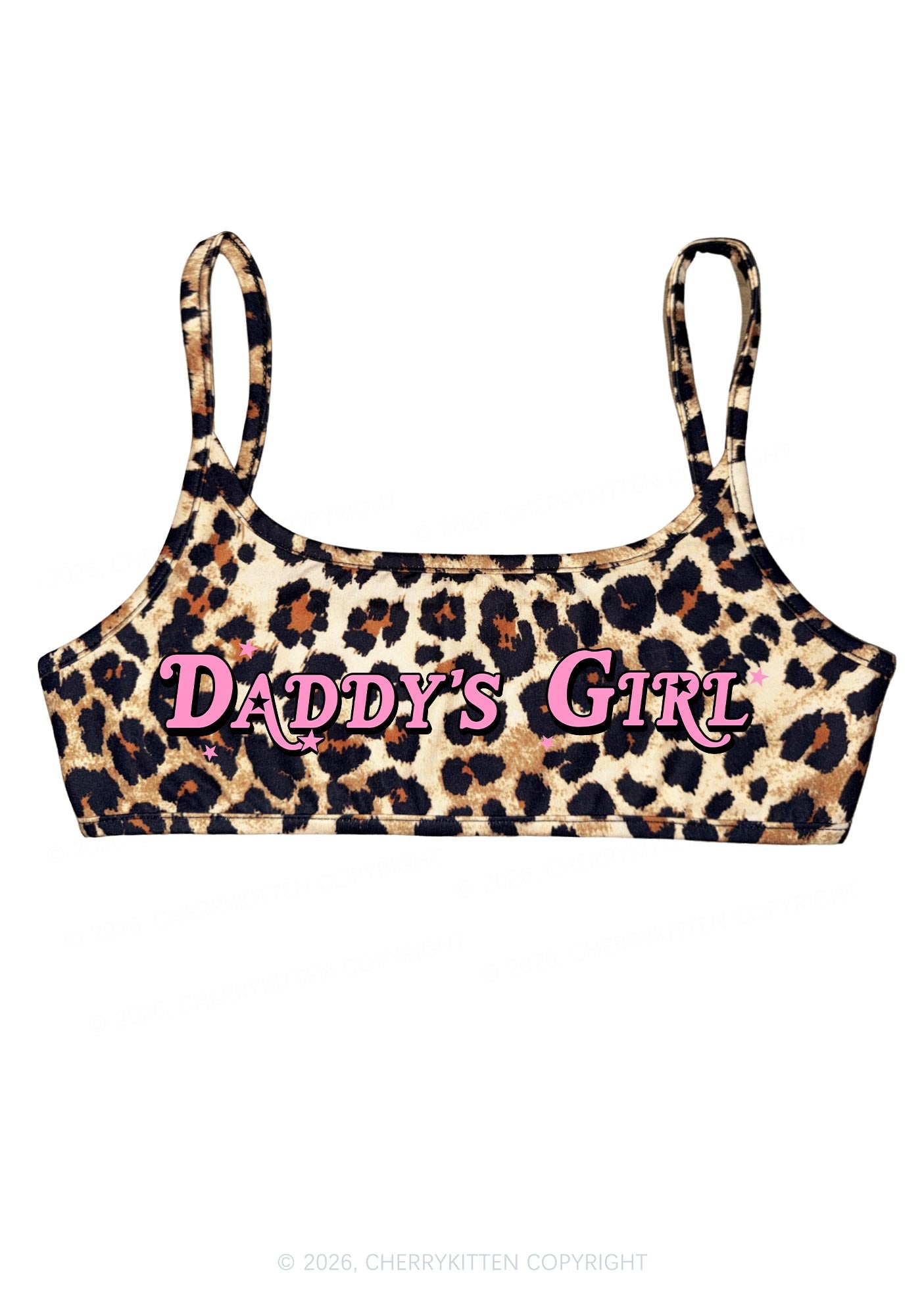 Daddys Girl Y2K Super Crop Cami Cherrykitten