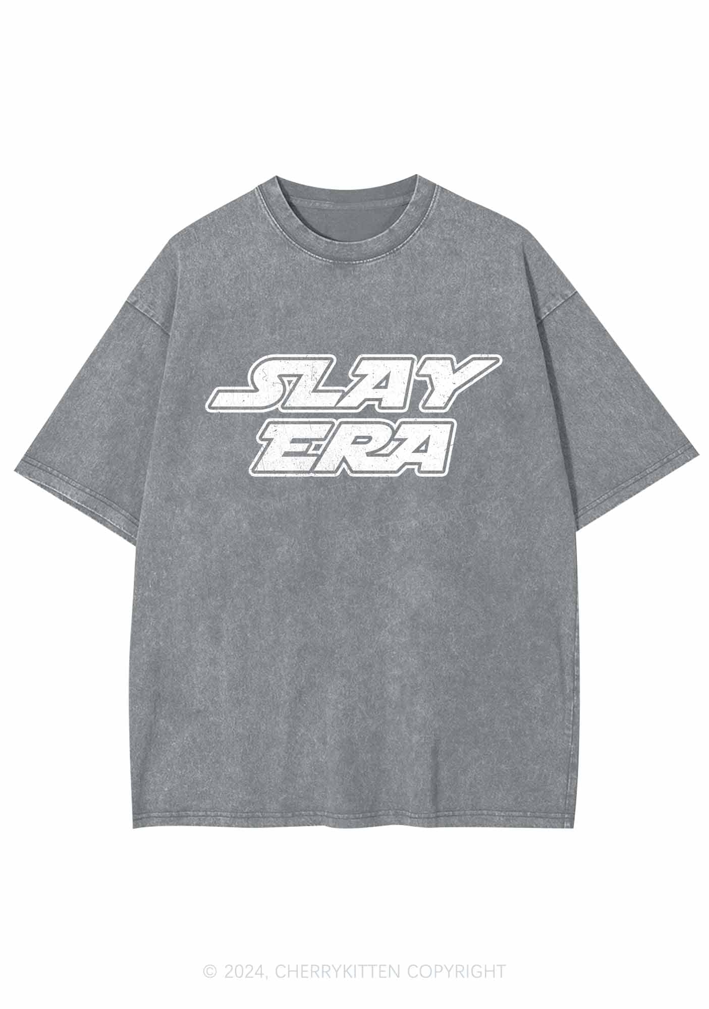 Slay Era Y2K Washed Tee Cherrykitten