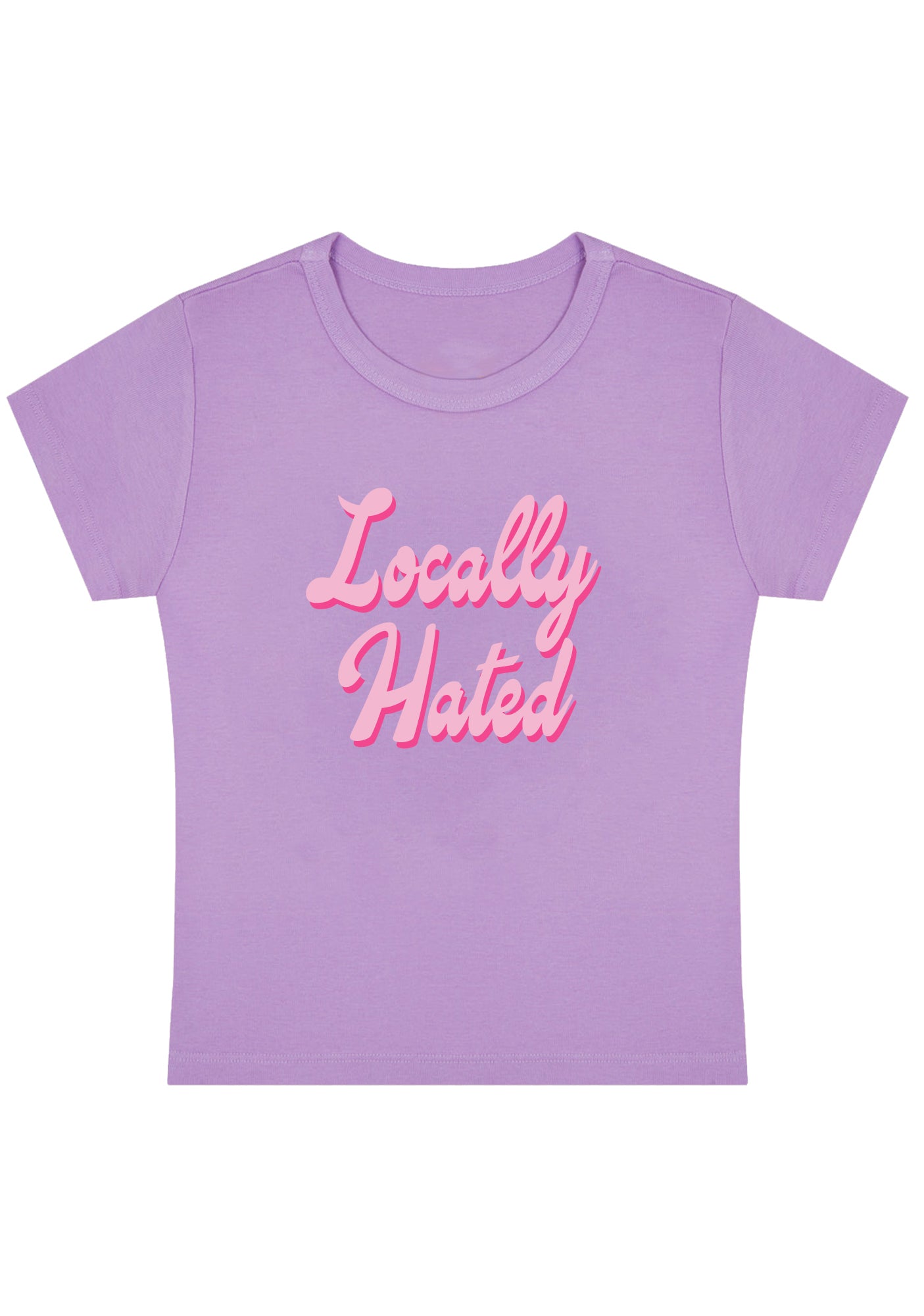 Locally Hated Y2K Baby Tee