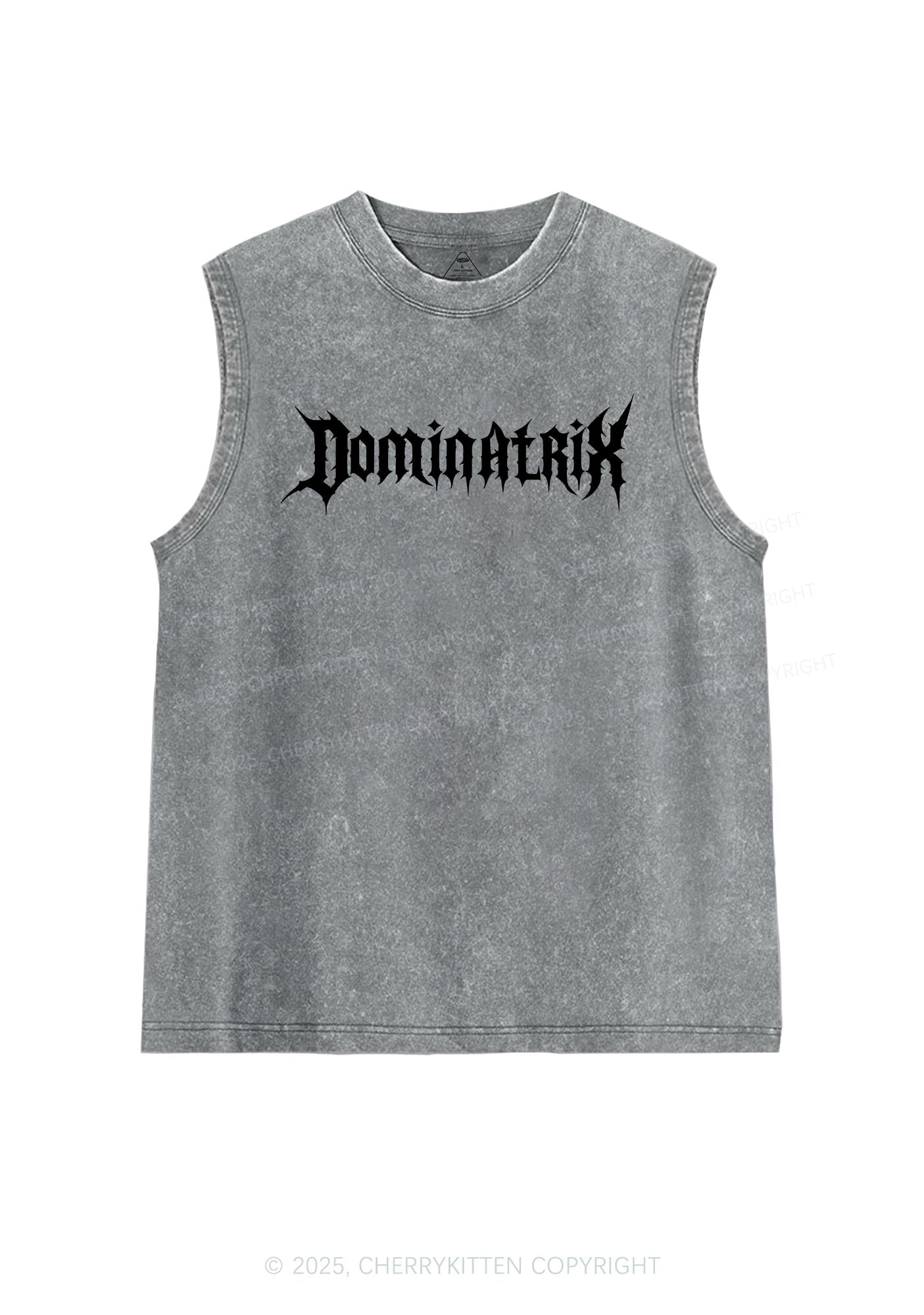 Dominatrix Y2K Washed Muscle Tank Cherrykitten